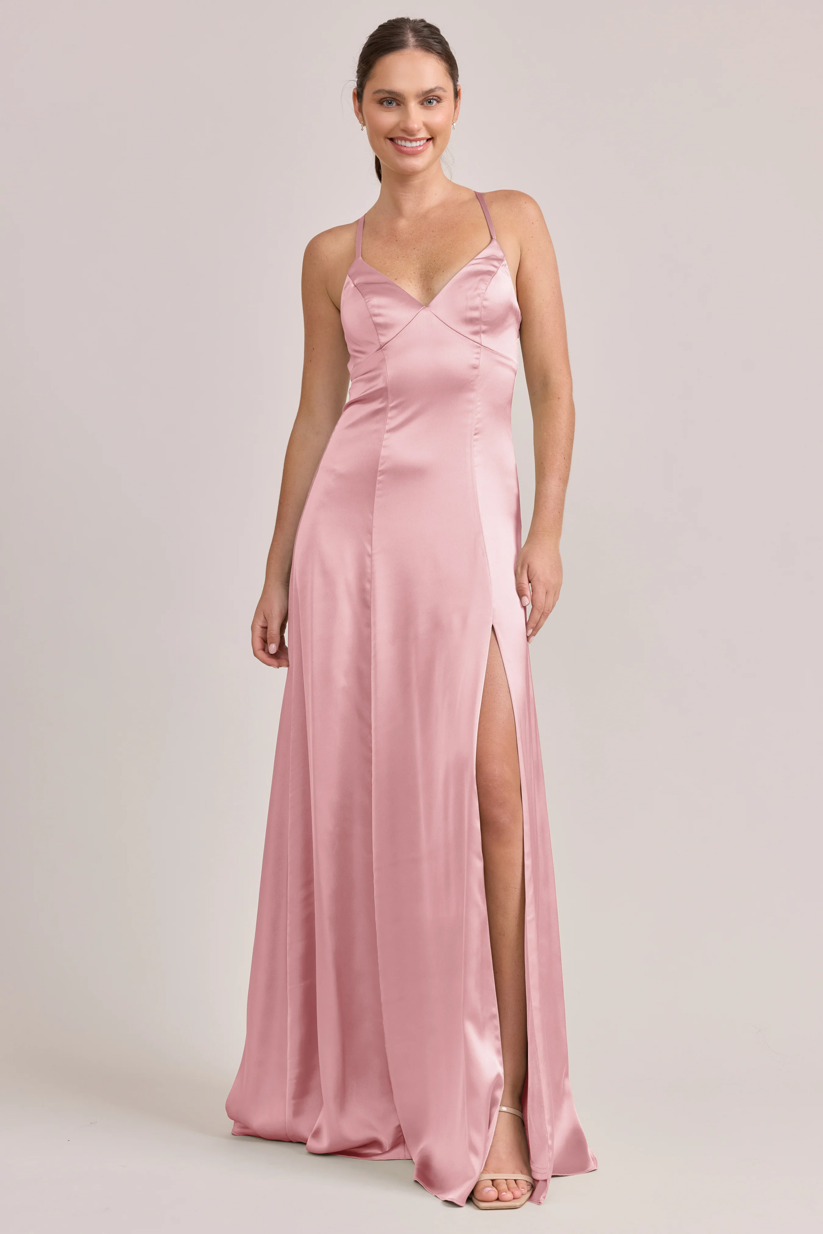 Karsyn Satin Dress | Made To Order - Image 129