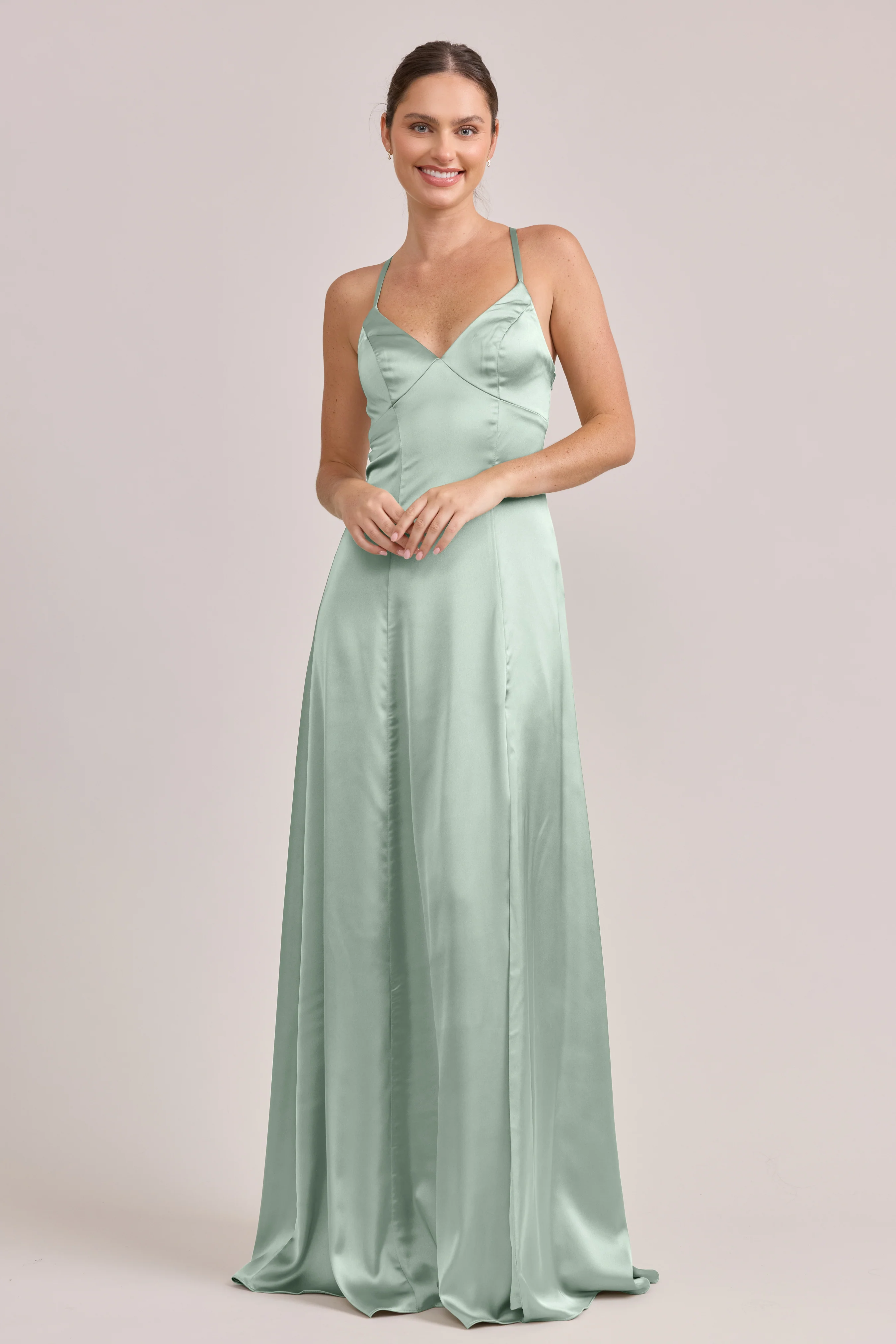 Karsyn Satin Dress | Made To Order - Image 136