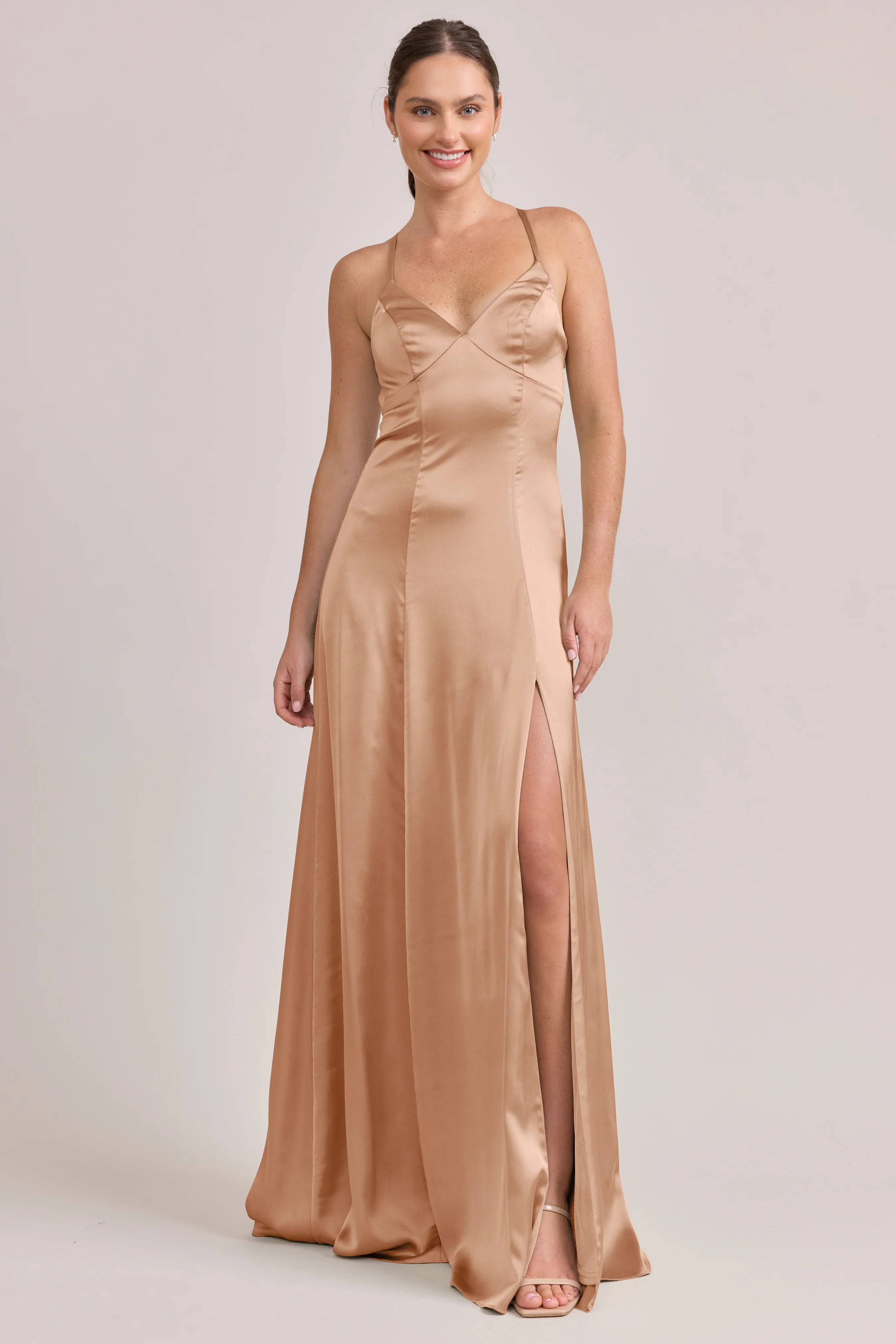 Karsyn Satin Dress | Made To Order - Image 153