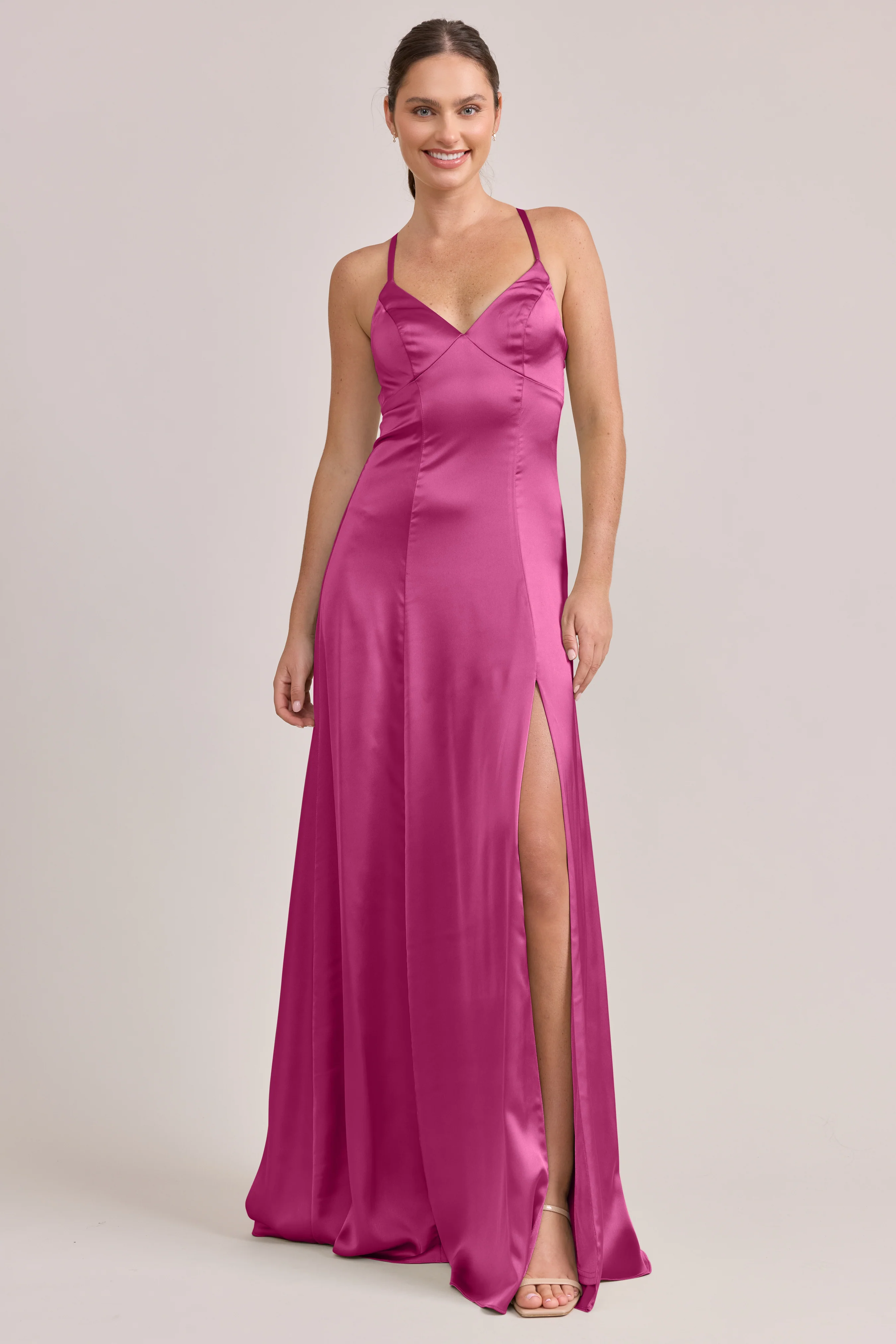 Karsyn Satin Dress | Made To Order - Image 55