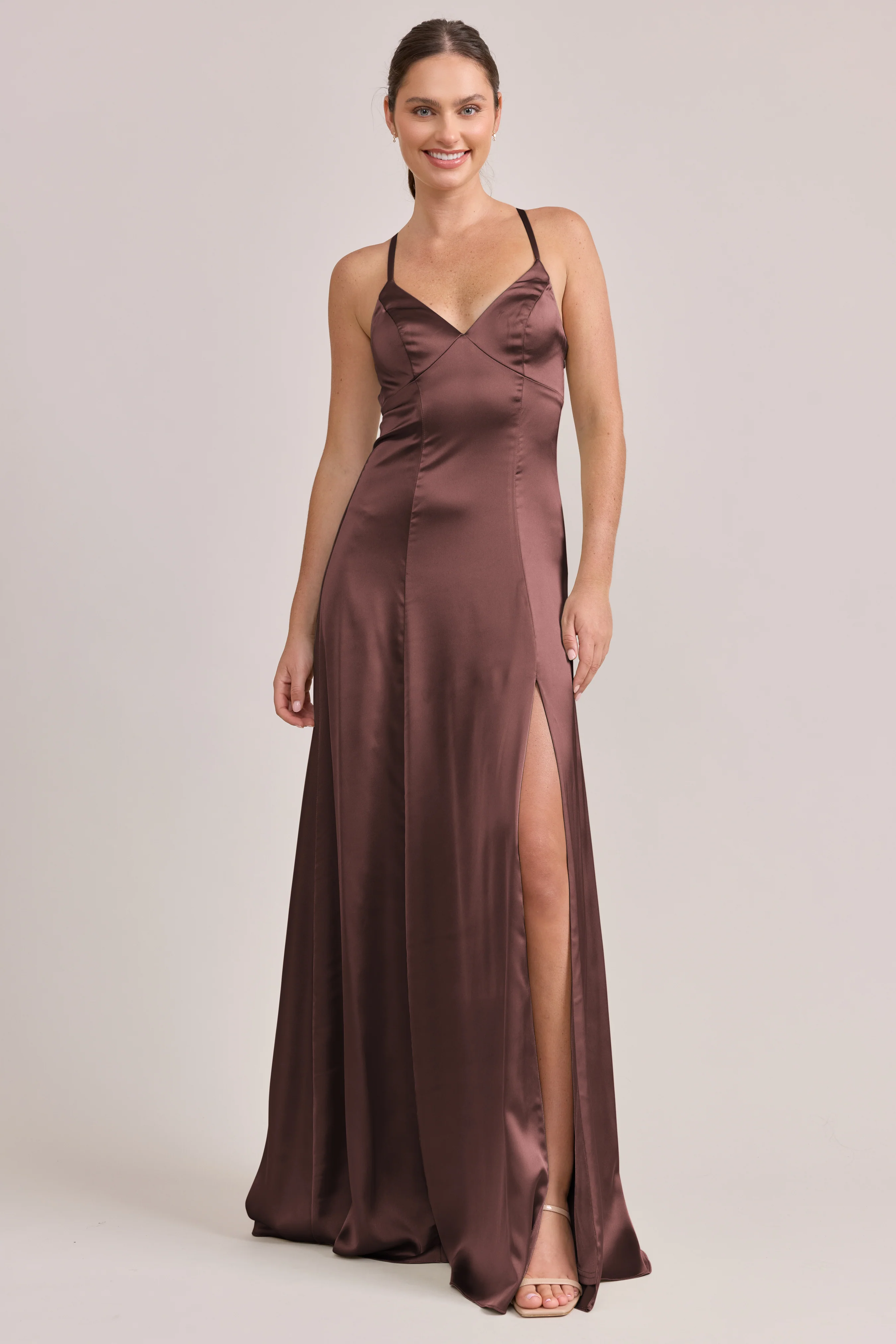 Karsyn Satin Dress | Made To Order - Image 82