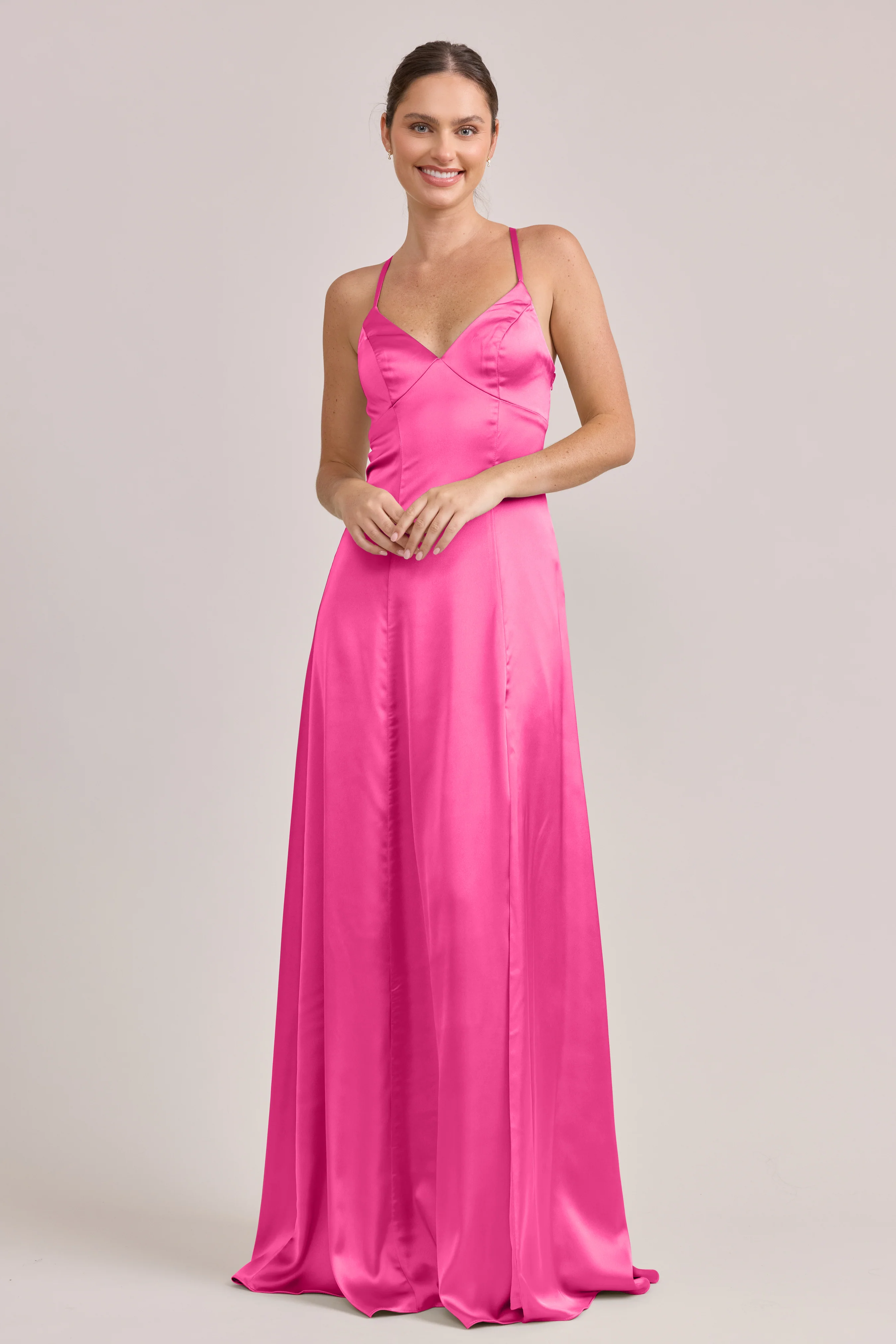 Karsyn Satin Dress | Made To Order - Image 86