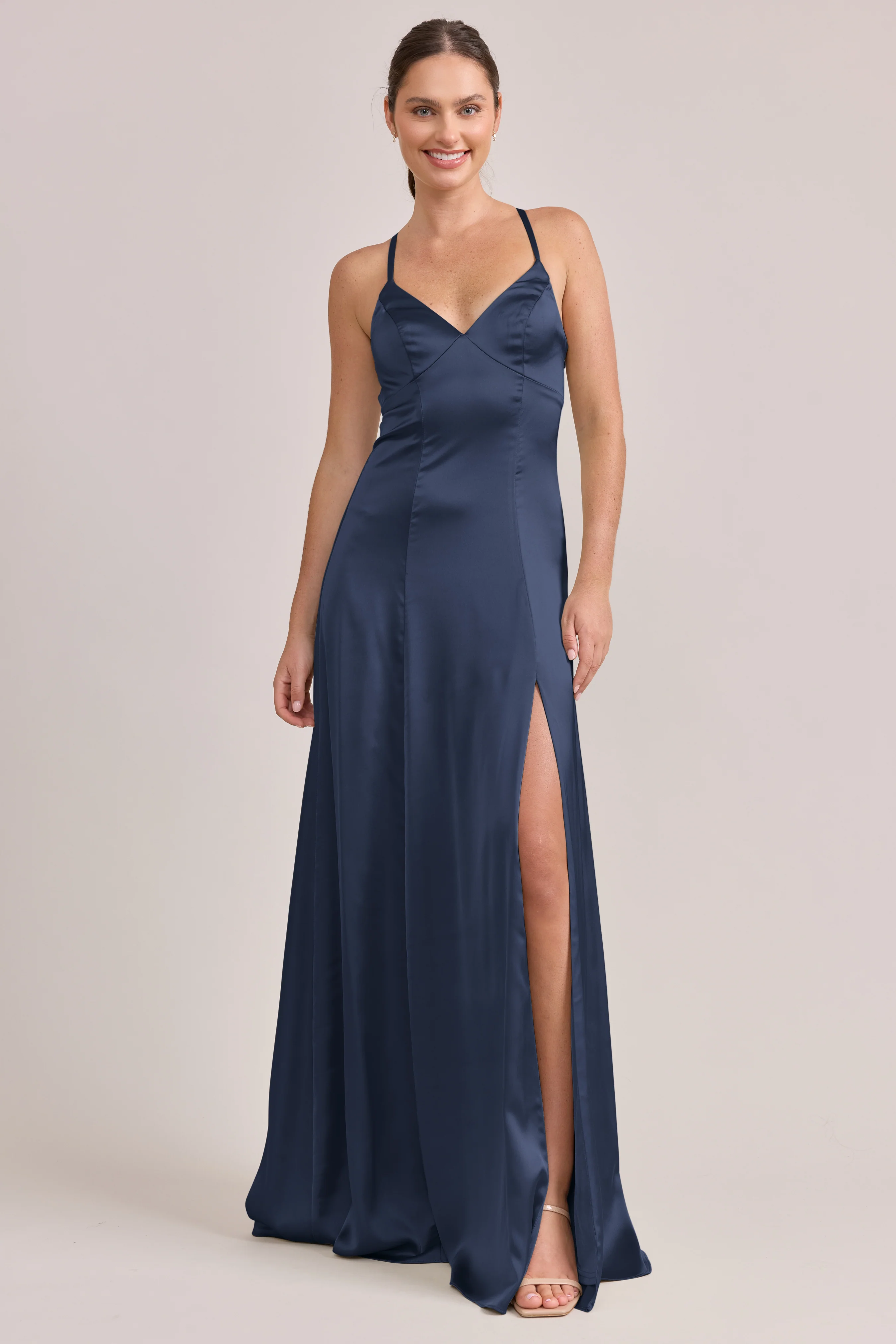 Karsyn Satin Dress | Made To Order - Image 96