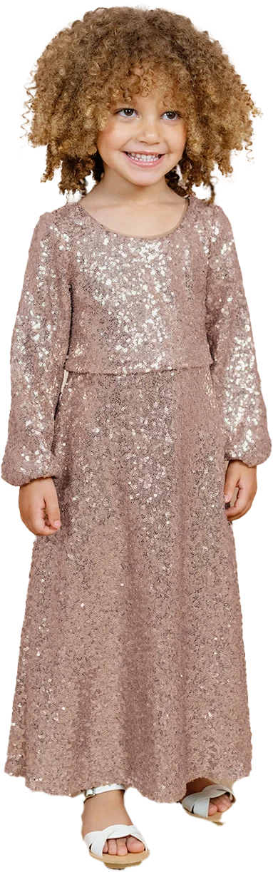 Kids Addison Sequin Dress | Made To Order - Image 24