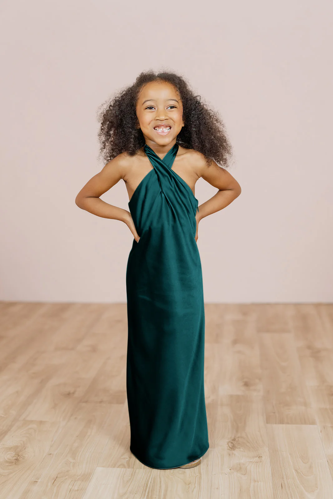 Kids Athena Satin Dress | Made To Order - Image 11