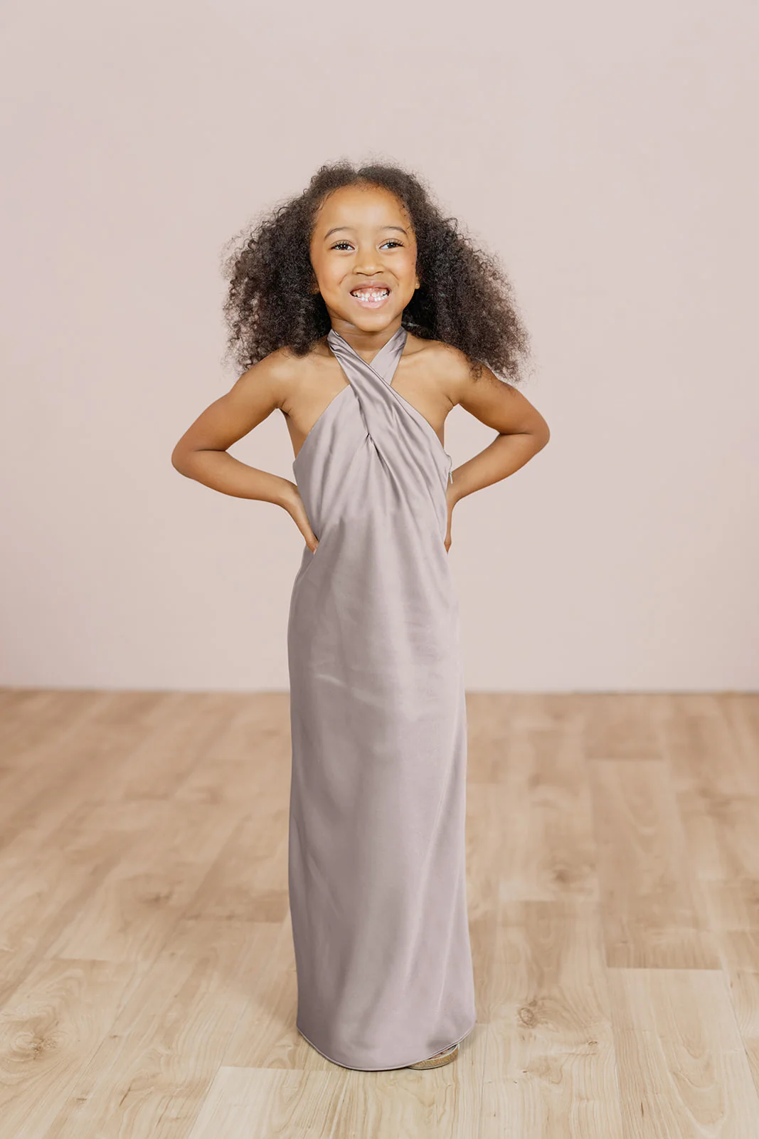 Kids Athena Satin Dress | Made To Order - Image 25
