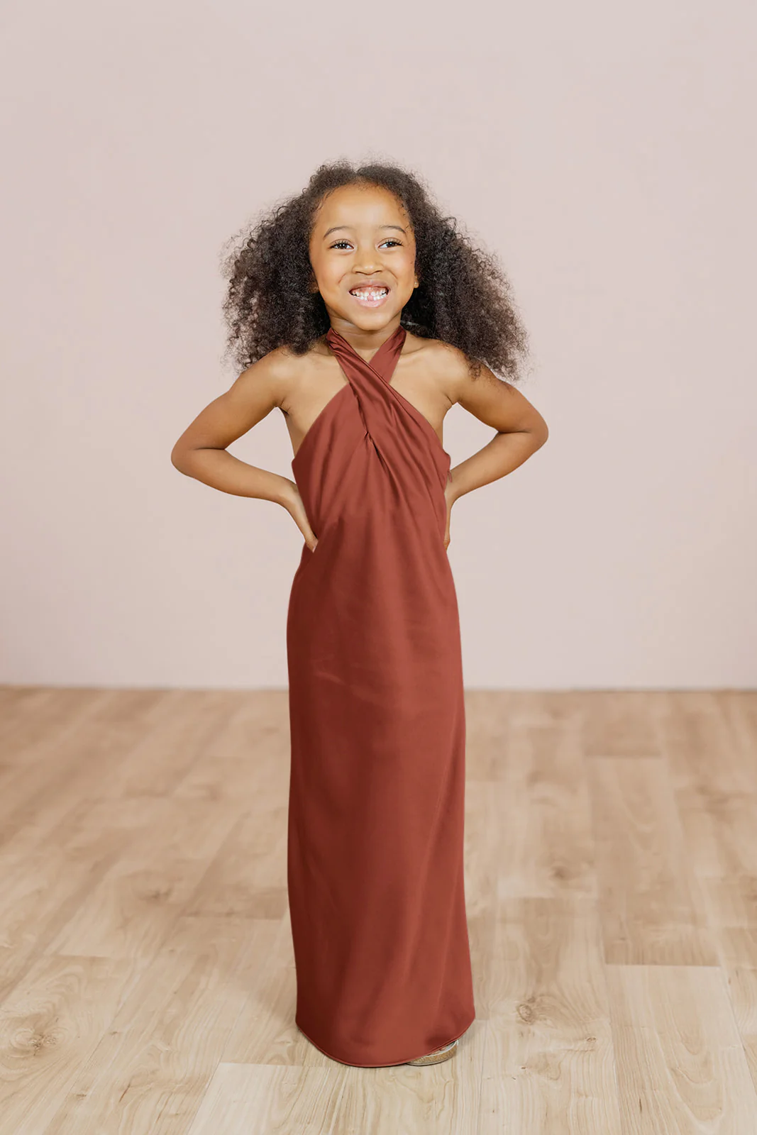 Kids Athena Satin Dress | Made To Order - Image 31