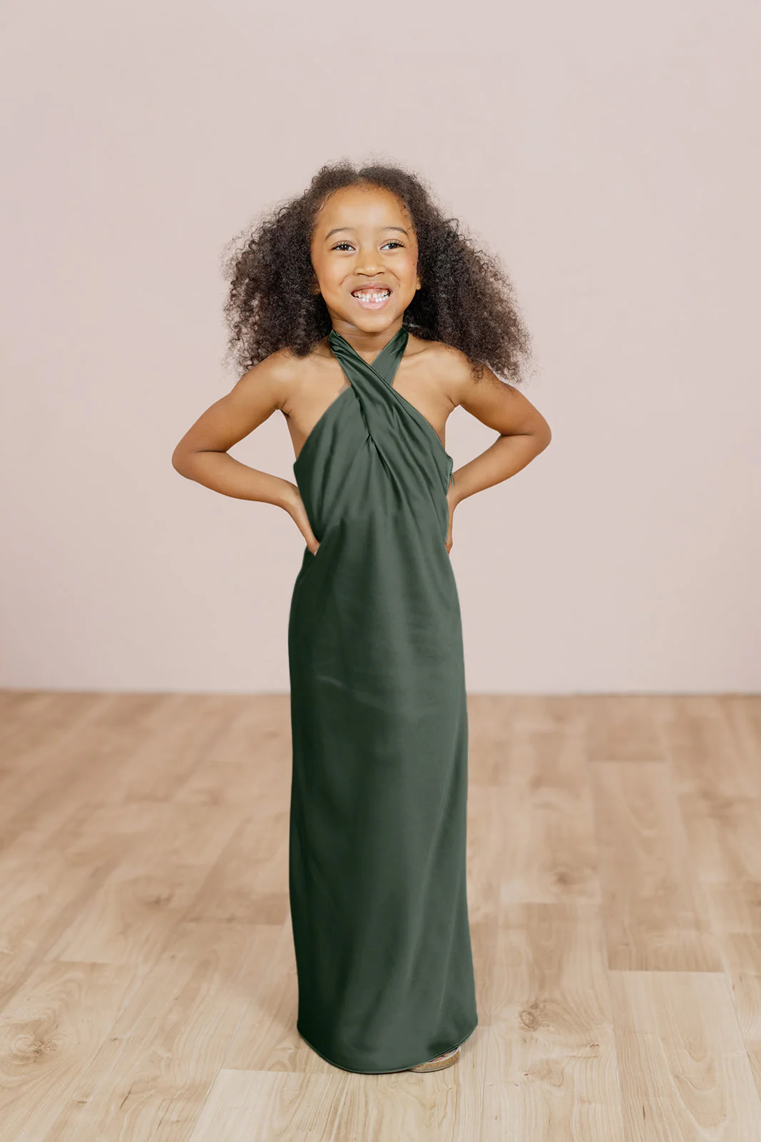 Kids Athena Satin Dress | Made To Order - Image 32