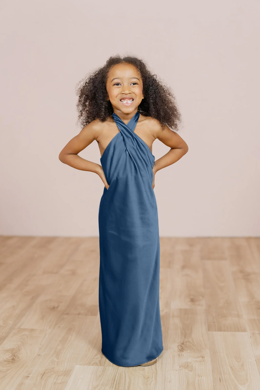 Kids Athena Satin Dress | Made To Order - Image 33