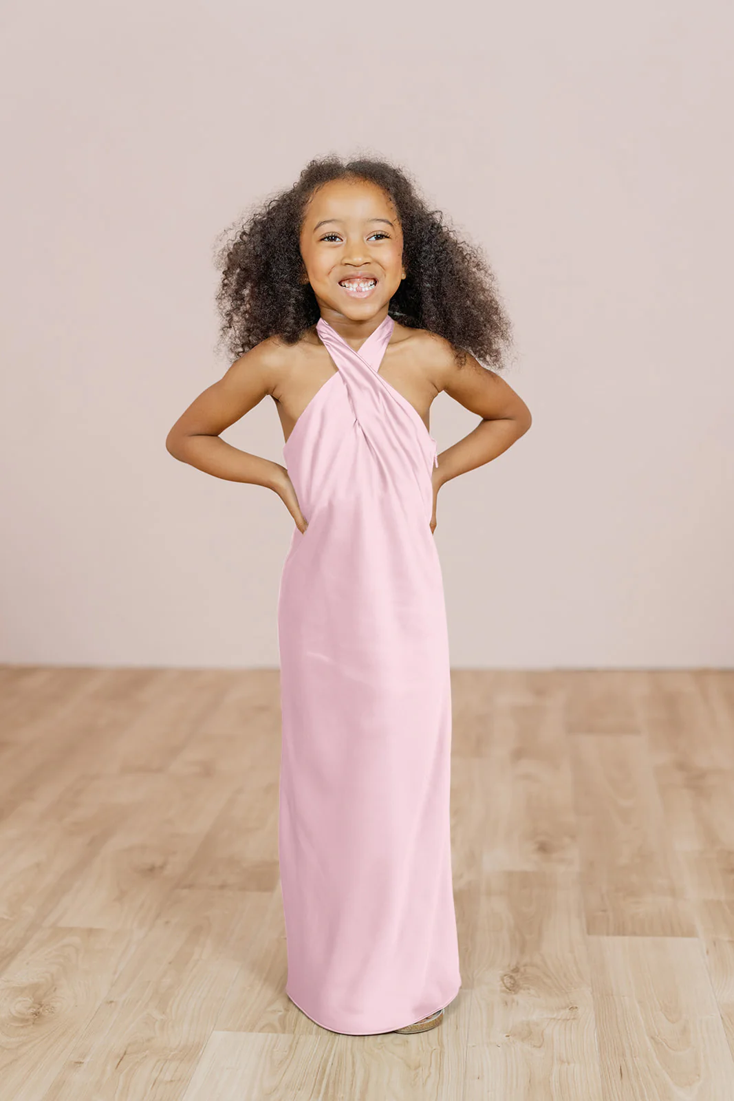 Kids Athena Satin Dress | Made To Order - Image 34