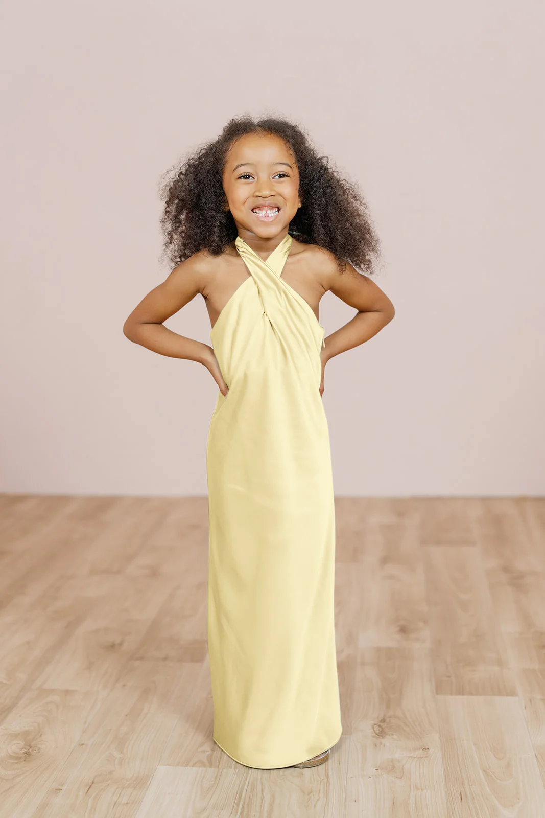Kids Athena Satin Dress | Made To Order - Image 43