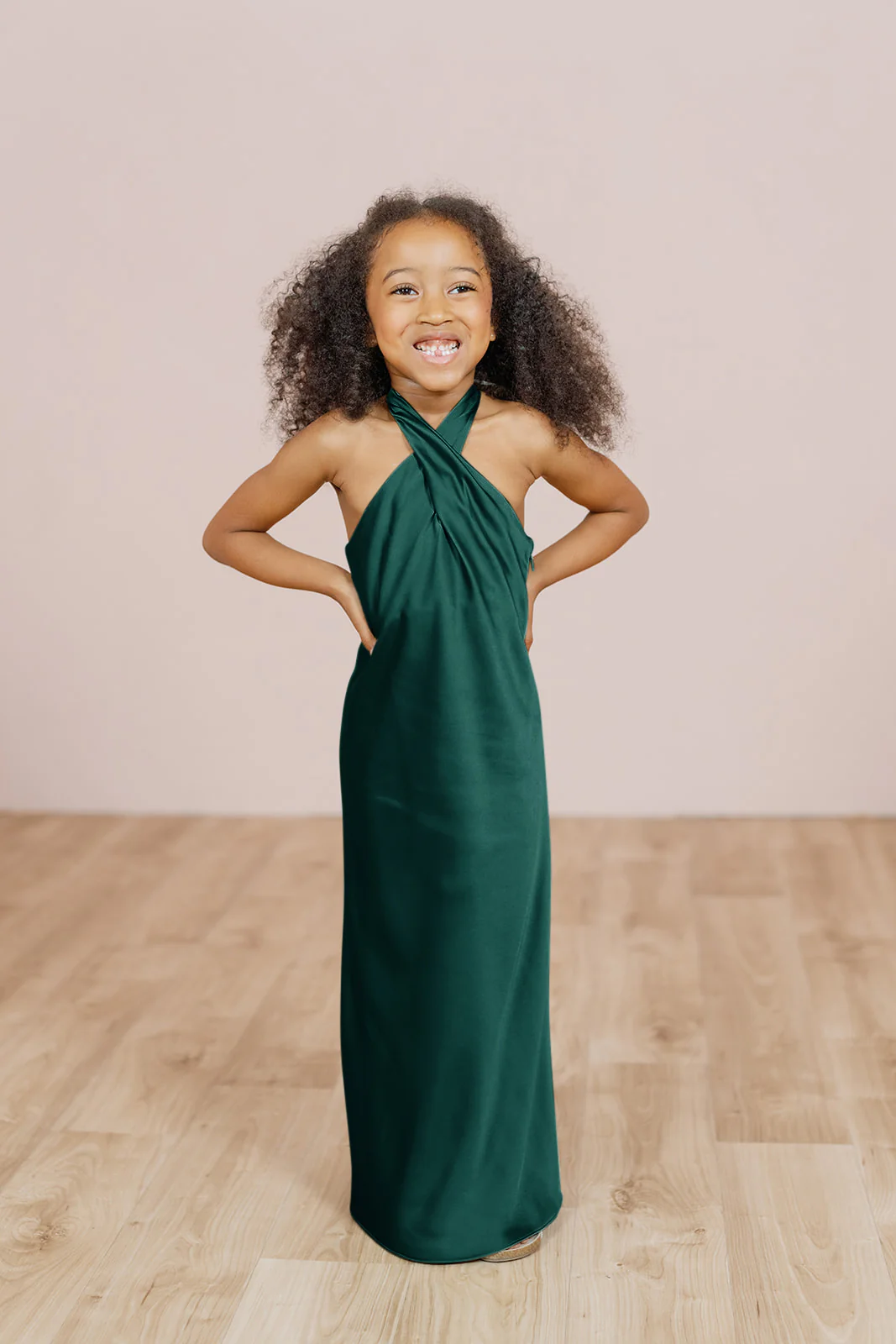 Kids Athena Satin Dress | Made To Order - Image 46