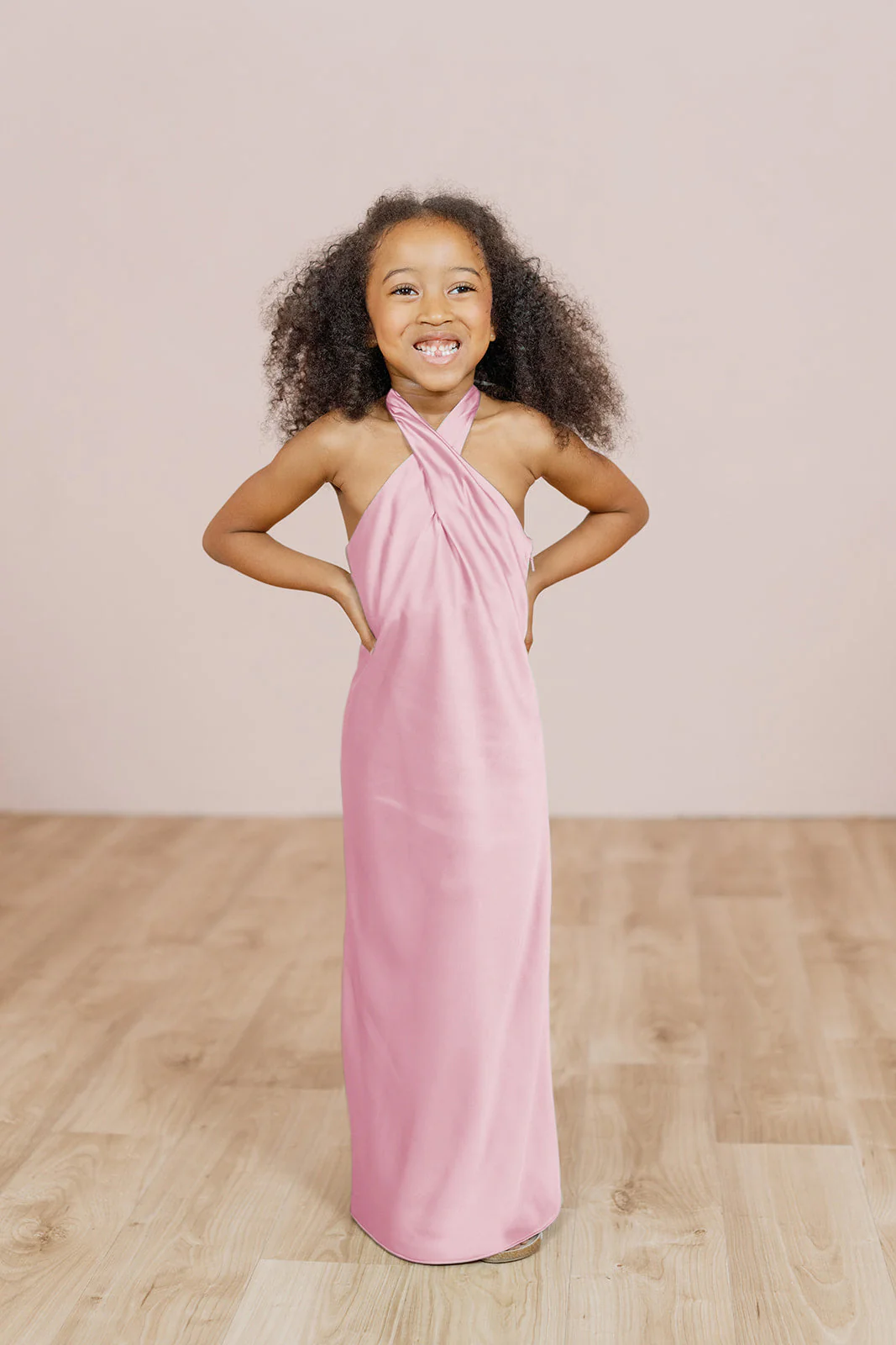Kids Athena Satin Dress | Made To Order - Image 59