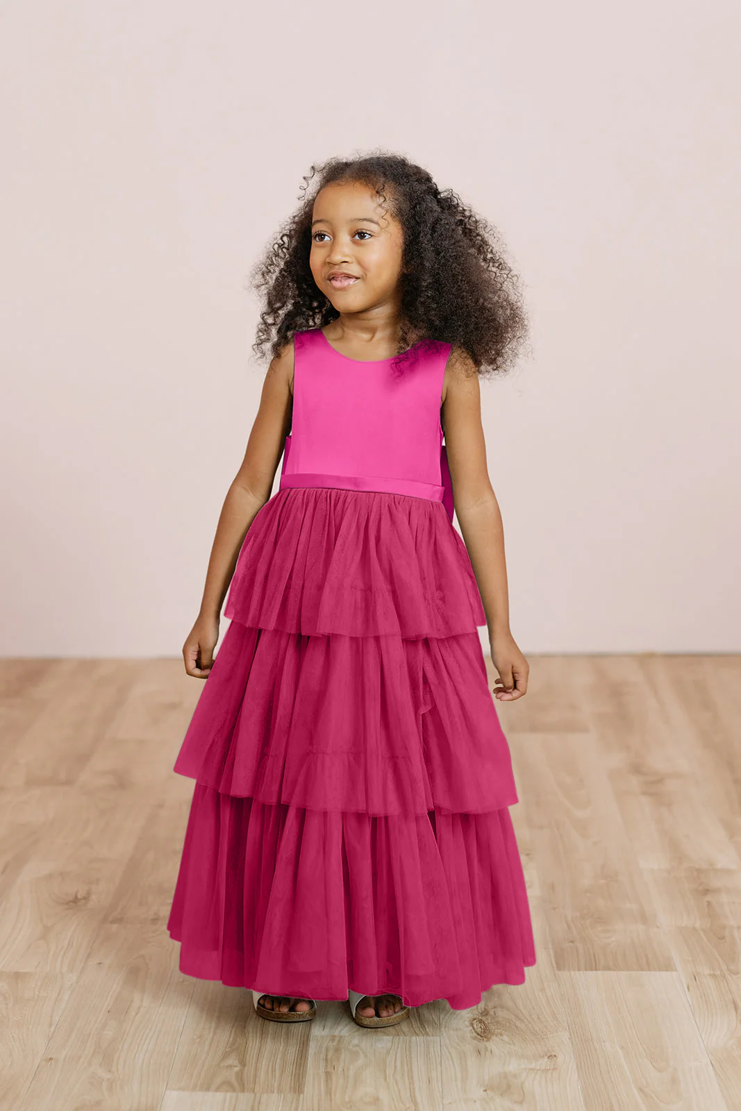 Kids Breely Satin + Tulle Dress | Made To Order - Image 22