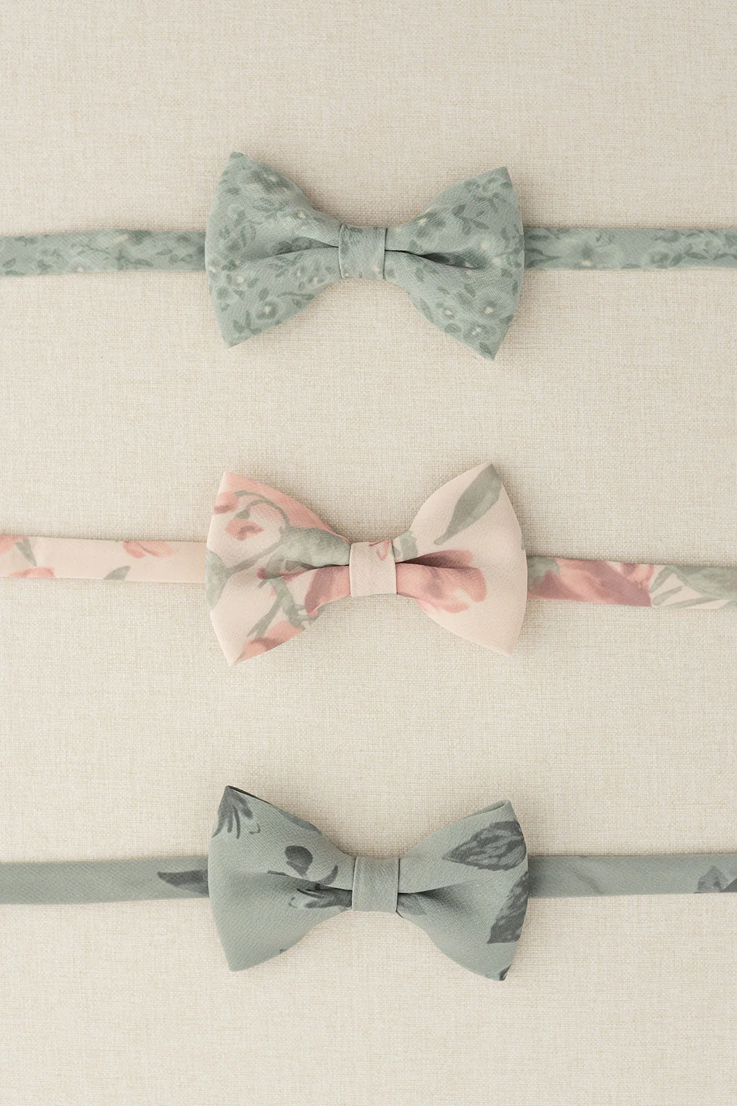 Kids Chiffon Floral Print Bowtie | Made To Order - Image 8