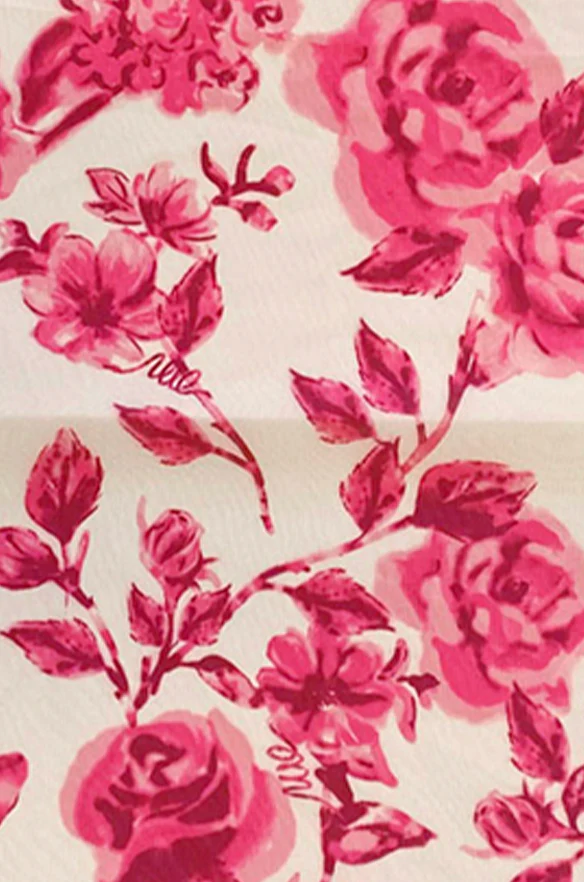 Kids Chiffon Floral Print Pocket Square | Made To Order - Image 11