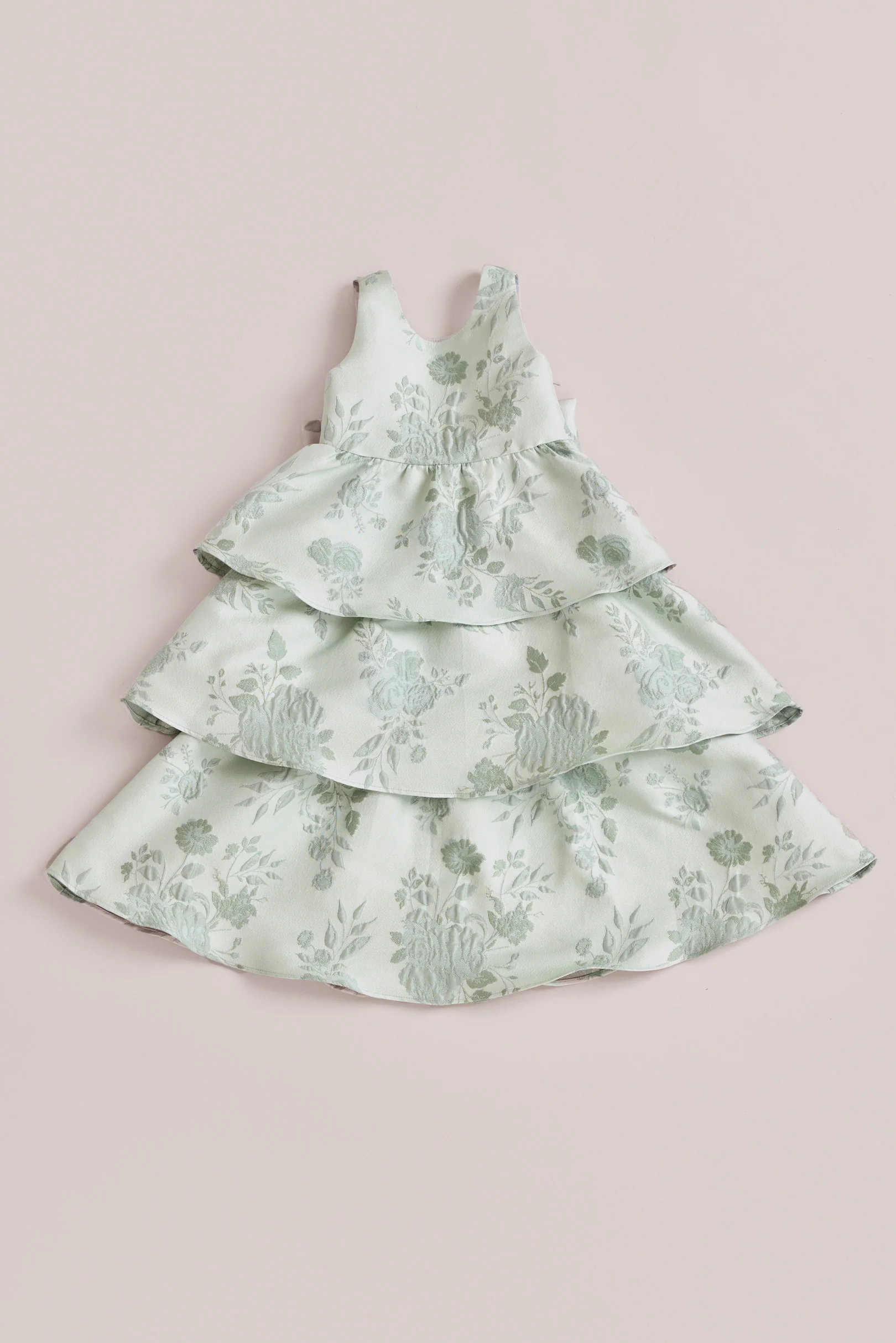 Kids Georgia Jacquard Dress | Made To Order - Image 8