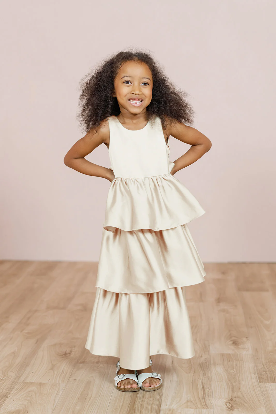 Kids Georgia Satin Dress | Made To Order - Image 52