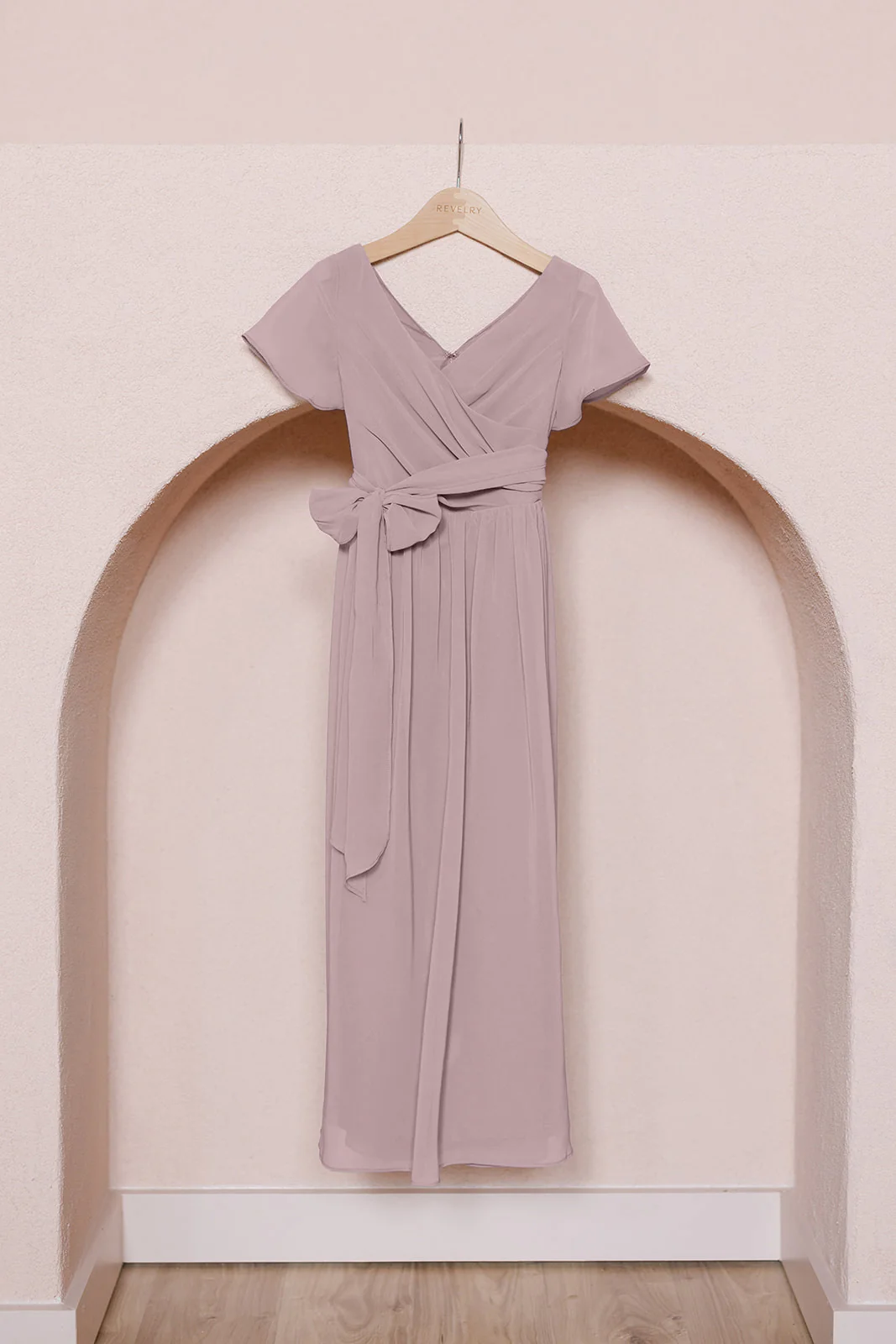 Kids Harper Chiffon Faux Wrap Dress | Made To Order - Image 30