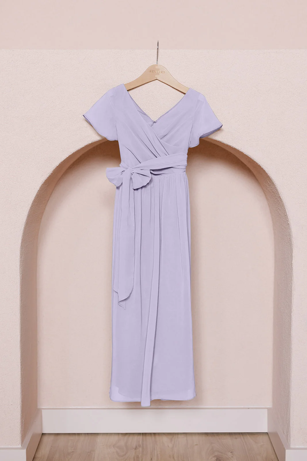 Kids Harper Chiffon Faux Wrap Dress | Made To Order - Image 64