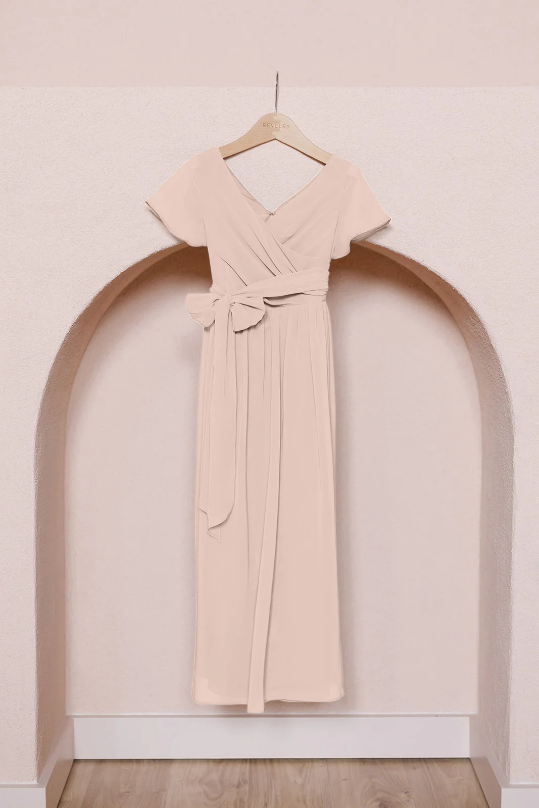 Kids Harper Chiffon Faux Wrap Dress | Made To Order - Image 9