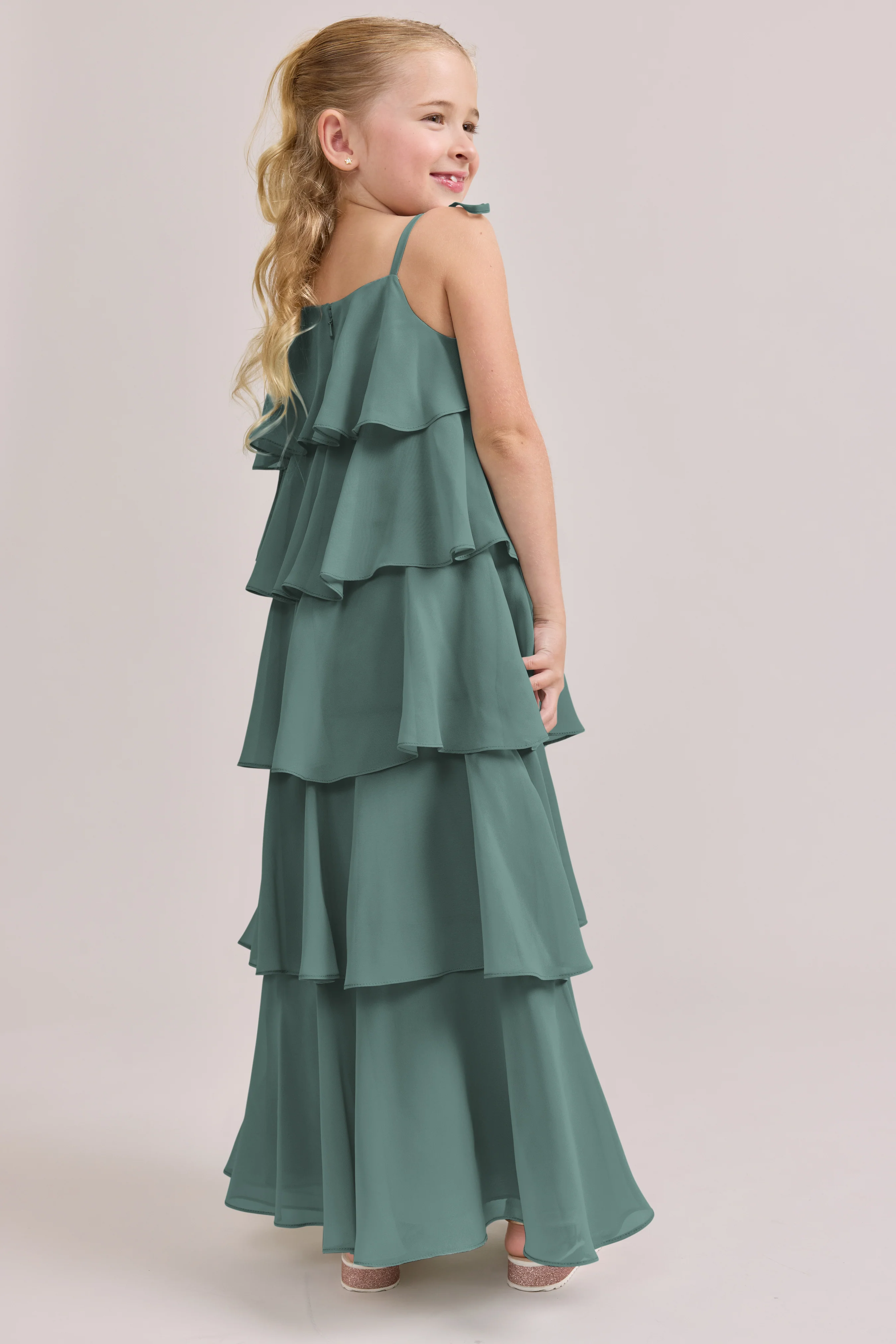 Kids June Chiffon Dress | Made To Order - Image 115