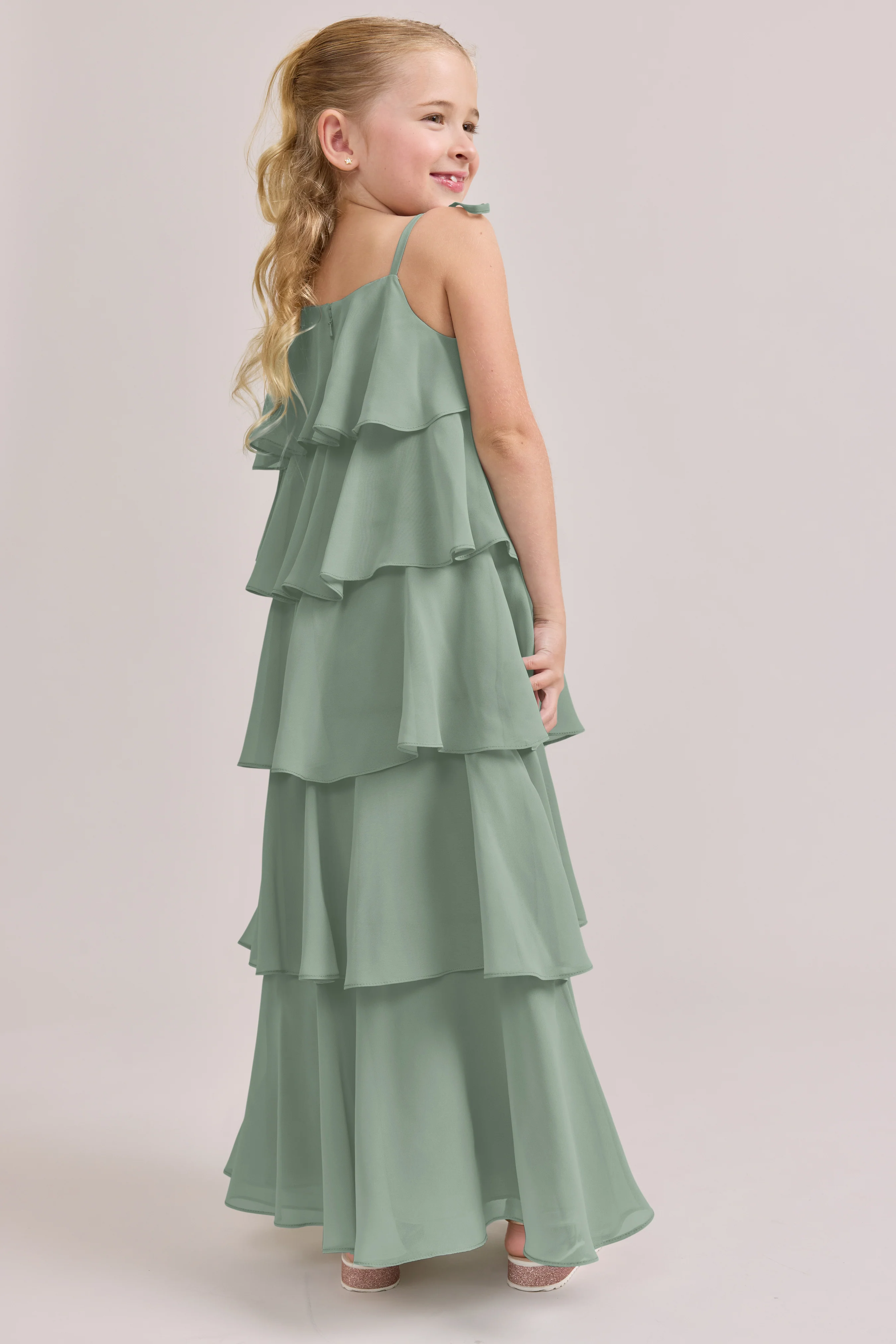 Kids June Chiffon Dress | Made To Order - Image 120