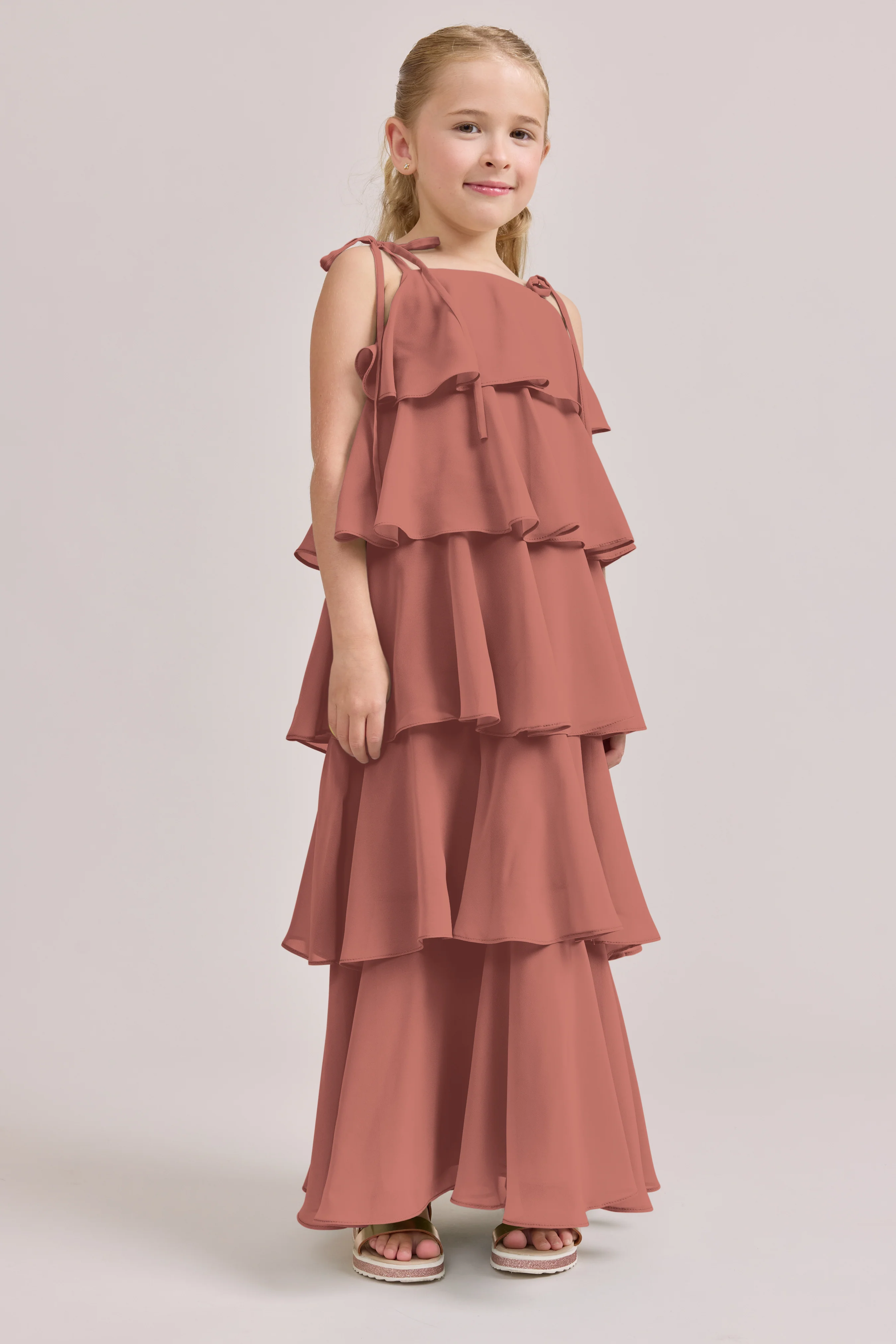 Kids June Chiffon Dress | Made To Order - Image 45