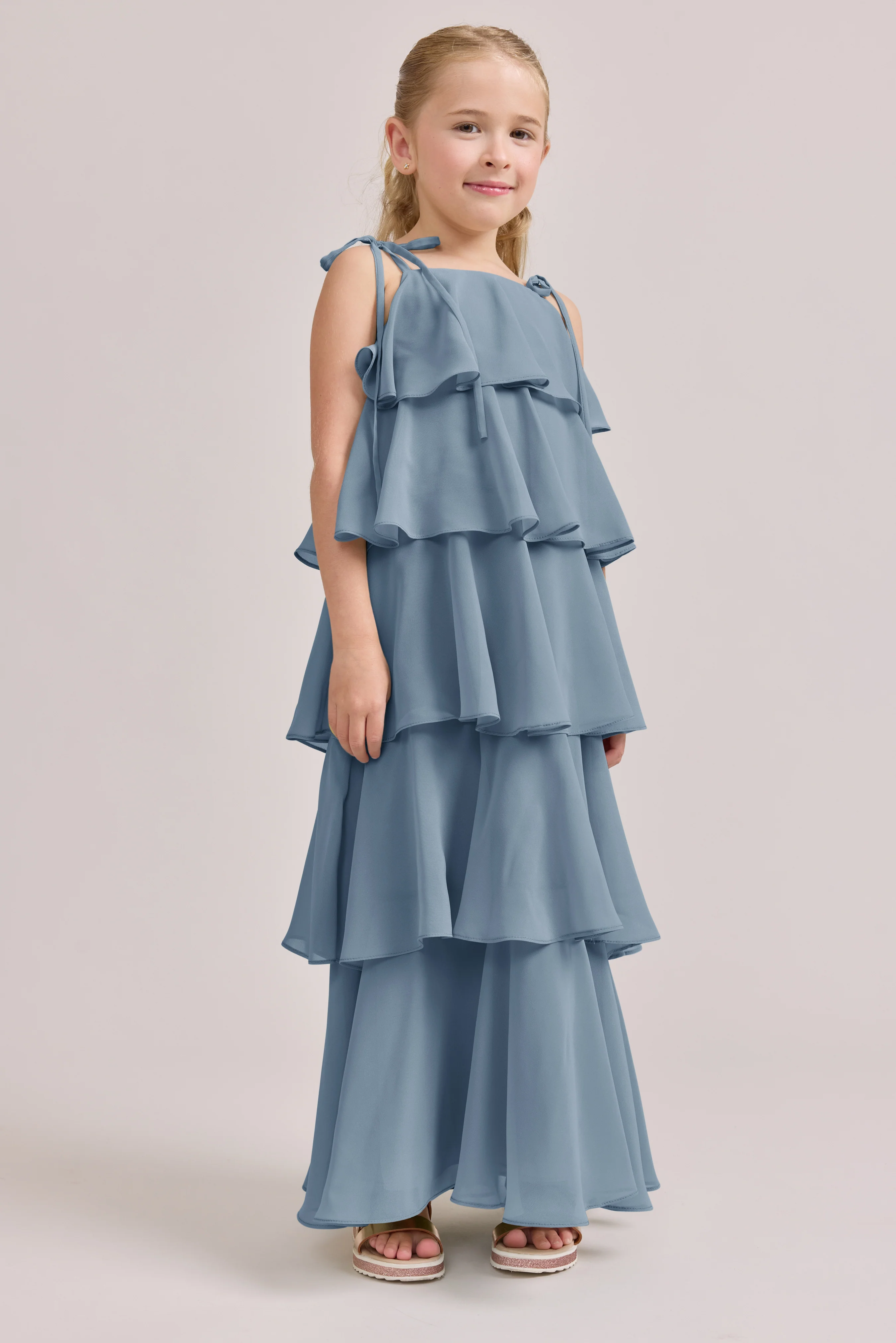 Kids June Chiffon Dress | Made To Order - Image 48