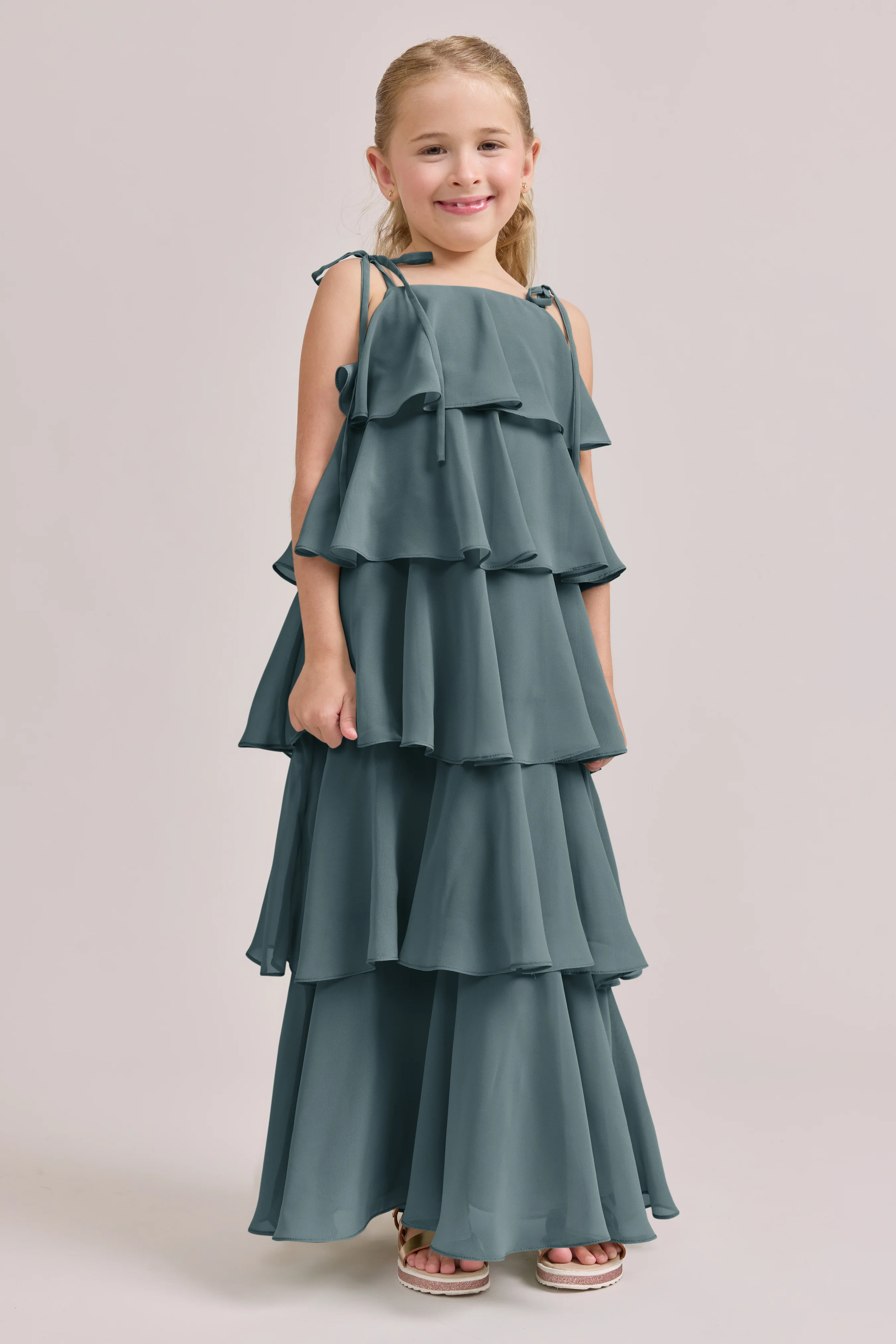Kids June Chiffon Dress | Made To Order - Image 73