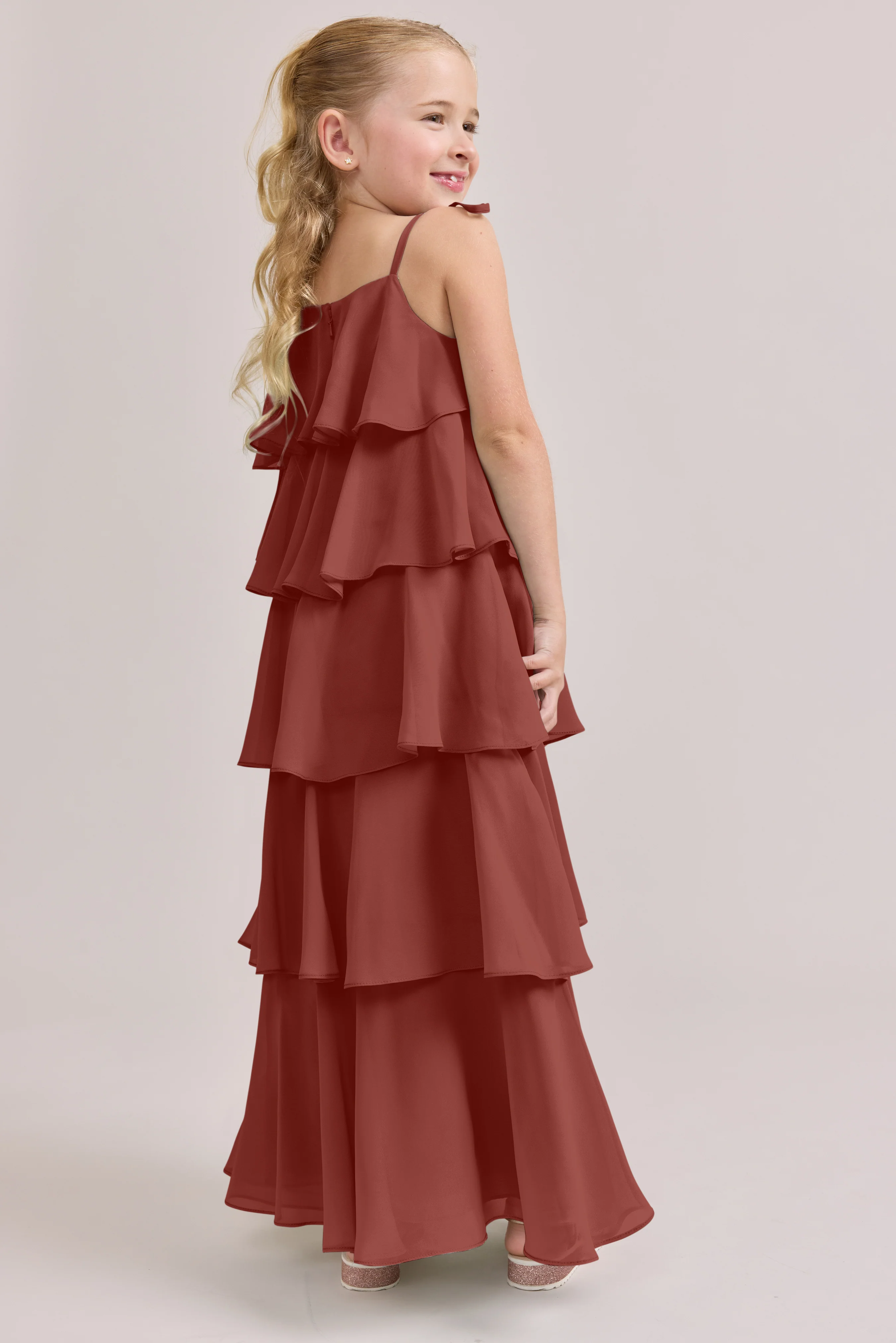 Kids June Chiffon Dress | Made To Order - Image 95