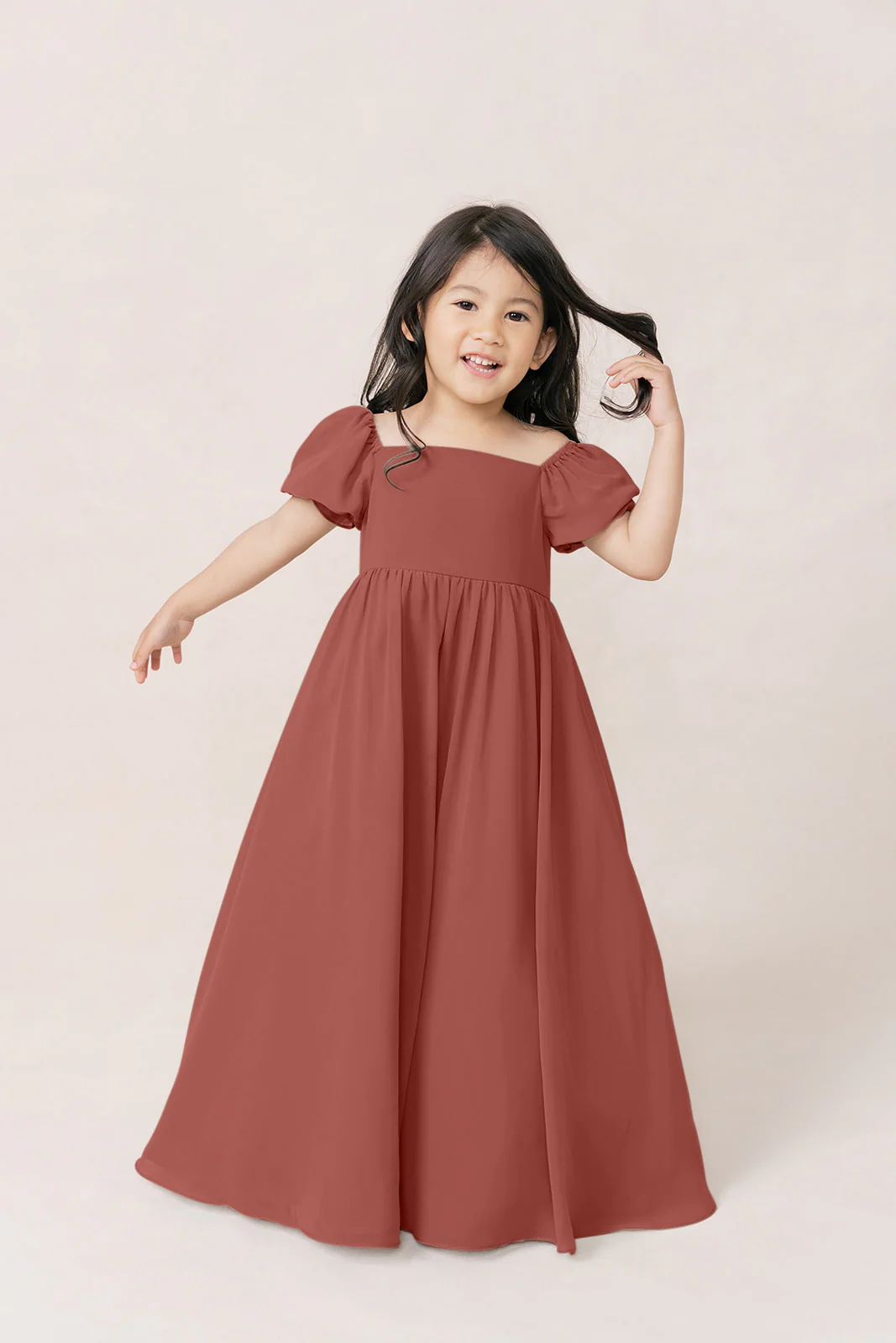 Kids Maeve Chiffon Dress | Made To Order - Image 14