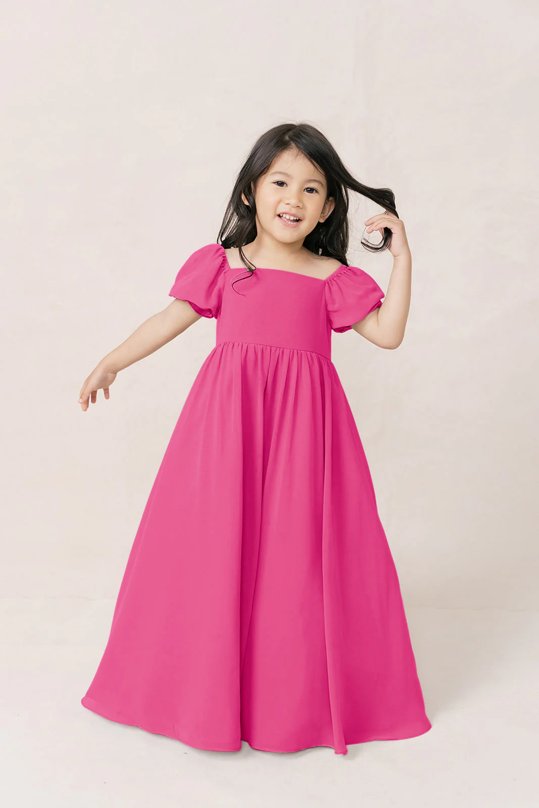 Kids Maeve Chiffon Dress | Made To Order - Image 56