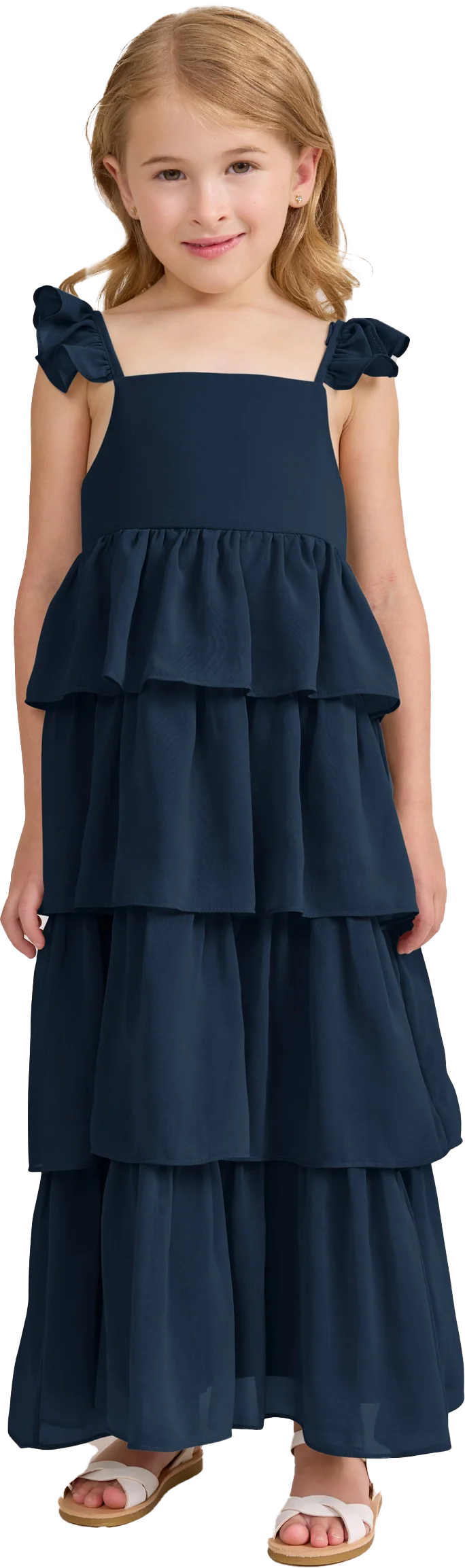 Kids Poppy Chiffon Dress | Made To Order - Image 104