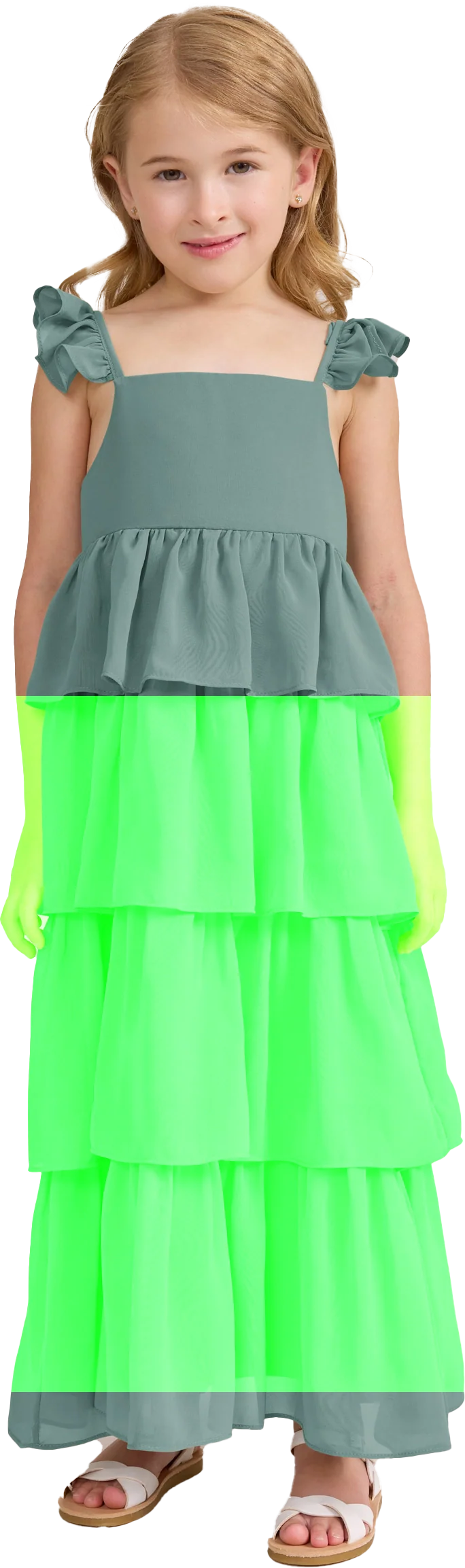 Kids Poppy Chiffon Dress | Made To Order - Image 105