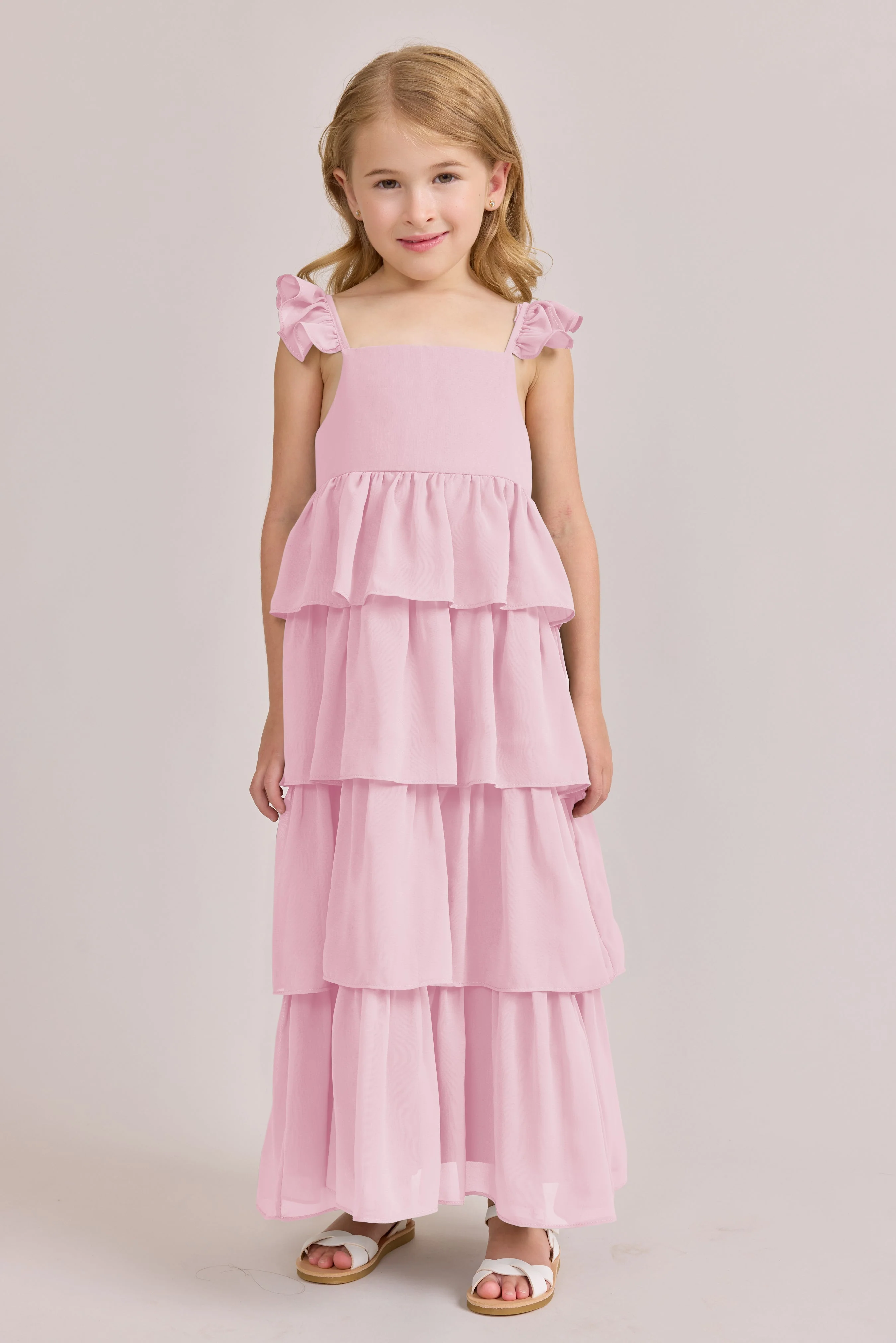 Kids Poppy Chiffon Dress | Made To Order - Image 121