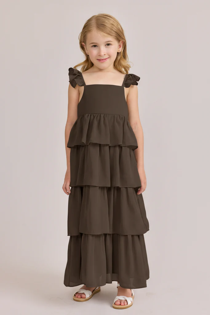 Kids Poppy Chiffon Dress | Made To Order - Image 124