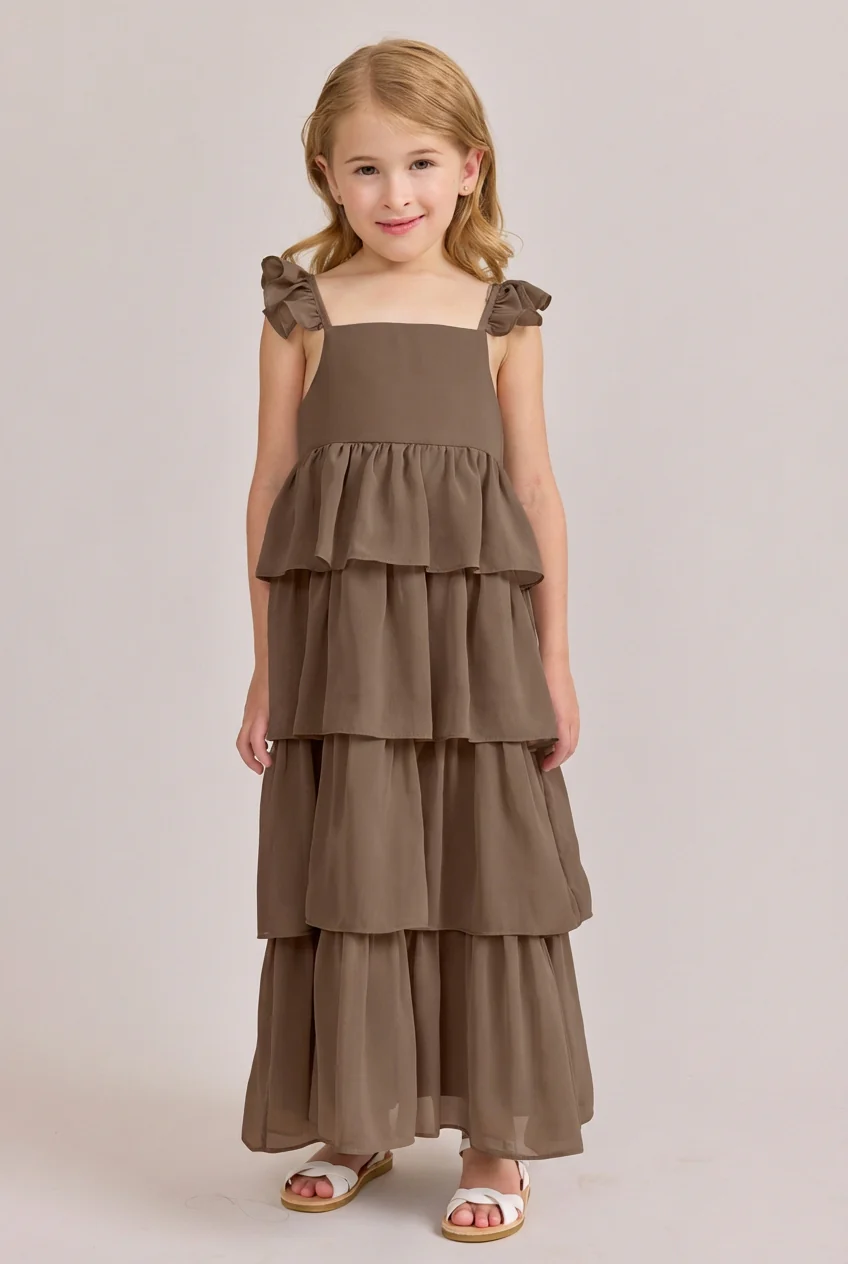 Kids Poppy Chiffon Dress | Made To Order - Image 125
