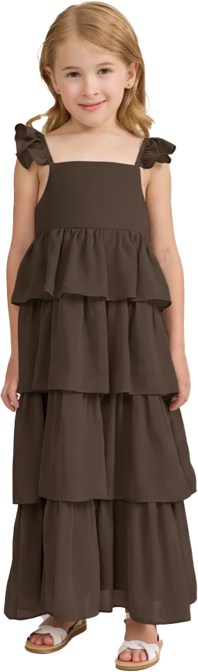 Kids Poppy Chiffon Dress | Made To Order - Image 128
