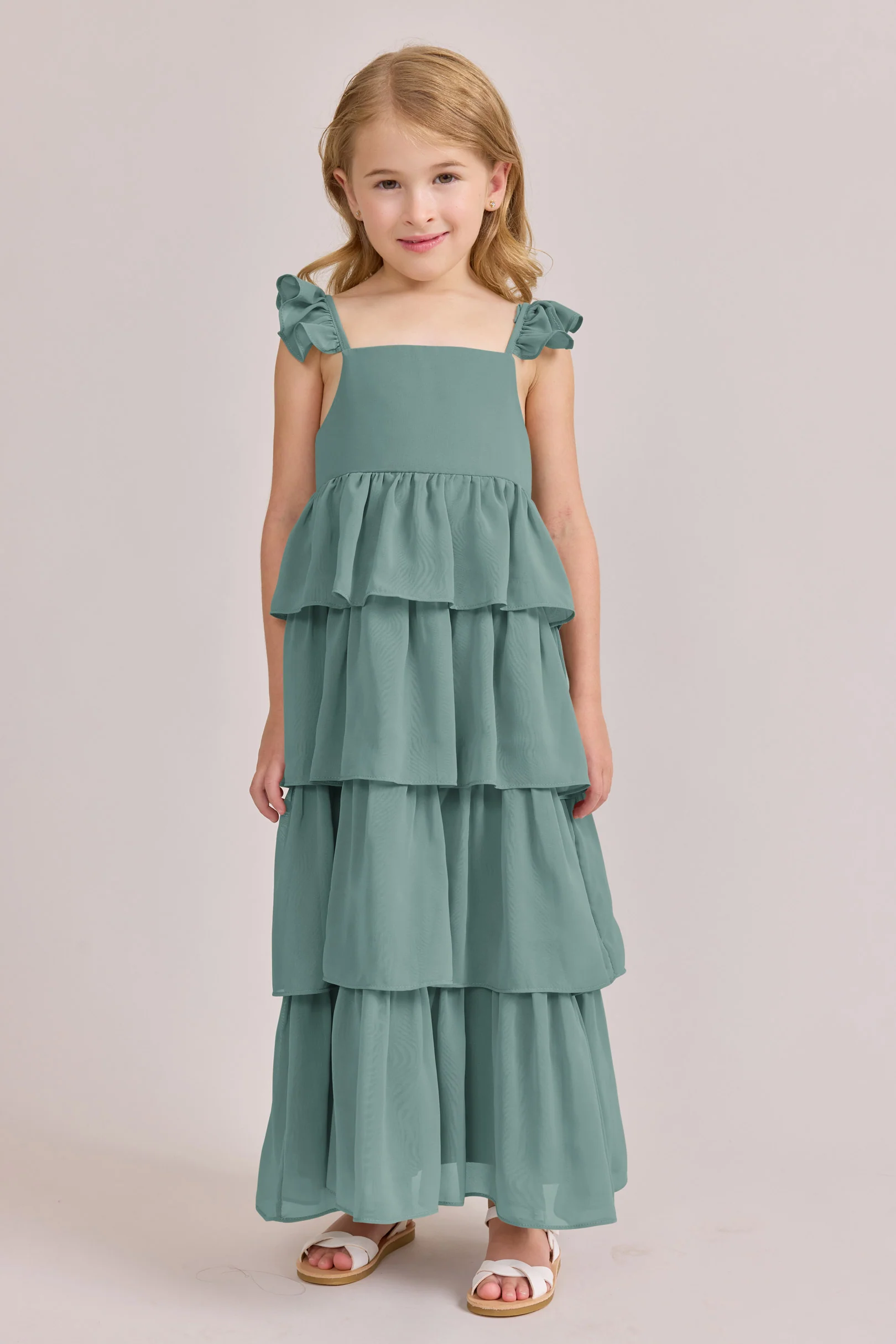 Kids Poppy Chiffon Dress | Made To Order - Image 24