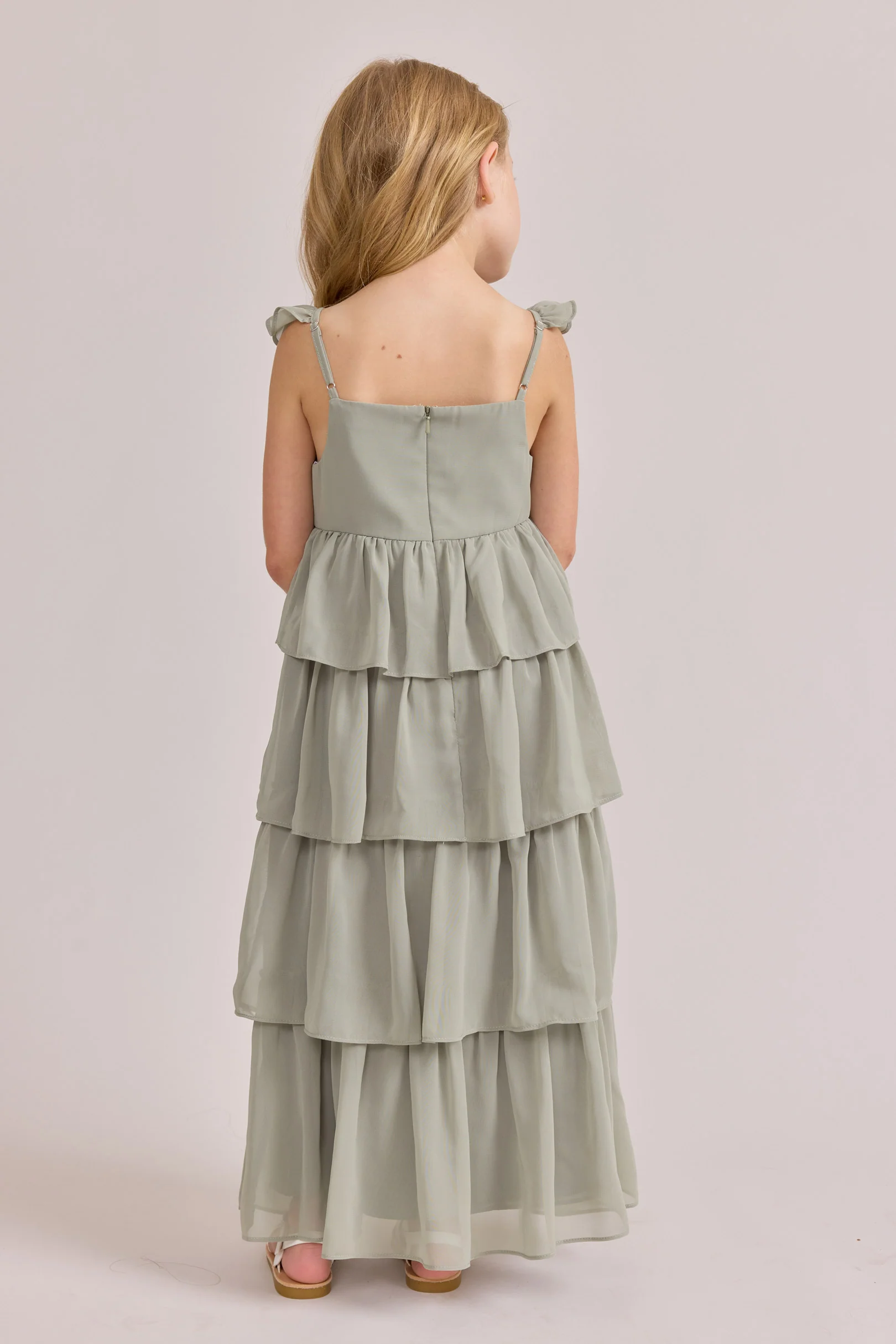 Kids Poppy Chiffon Dress | Made To Order - Image 3