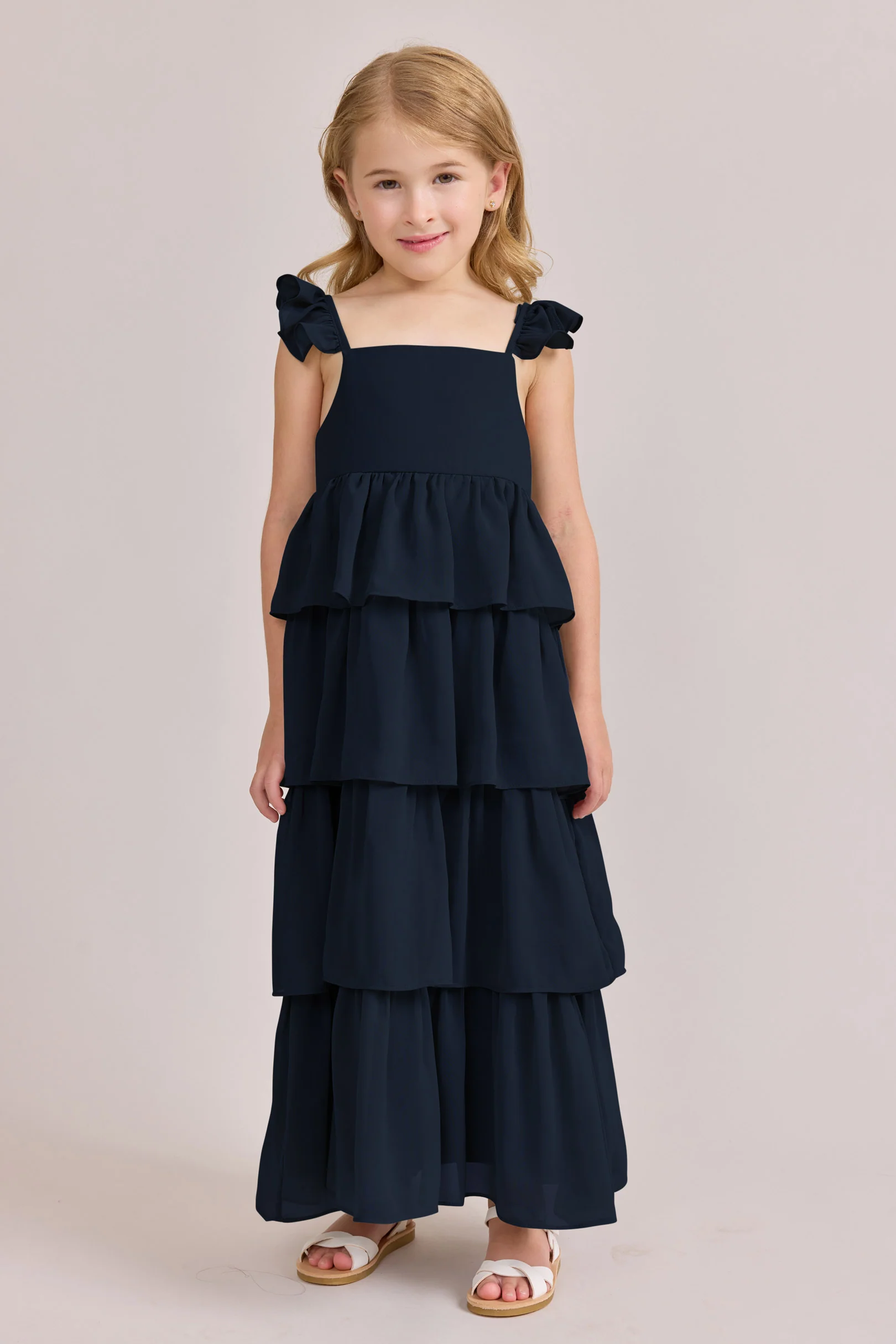 Kids Poppy Chiffon Dress | Made To Order - Image 30