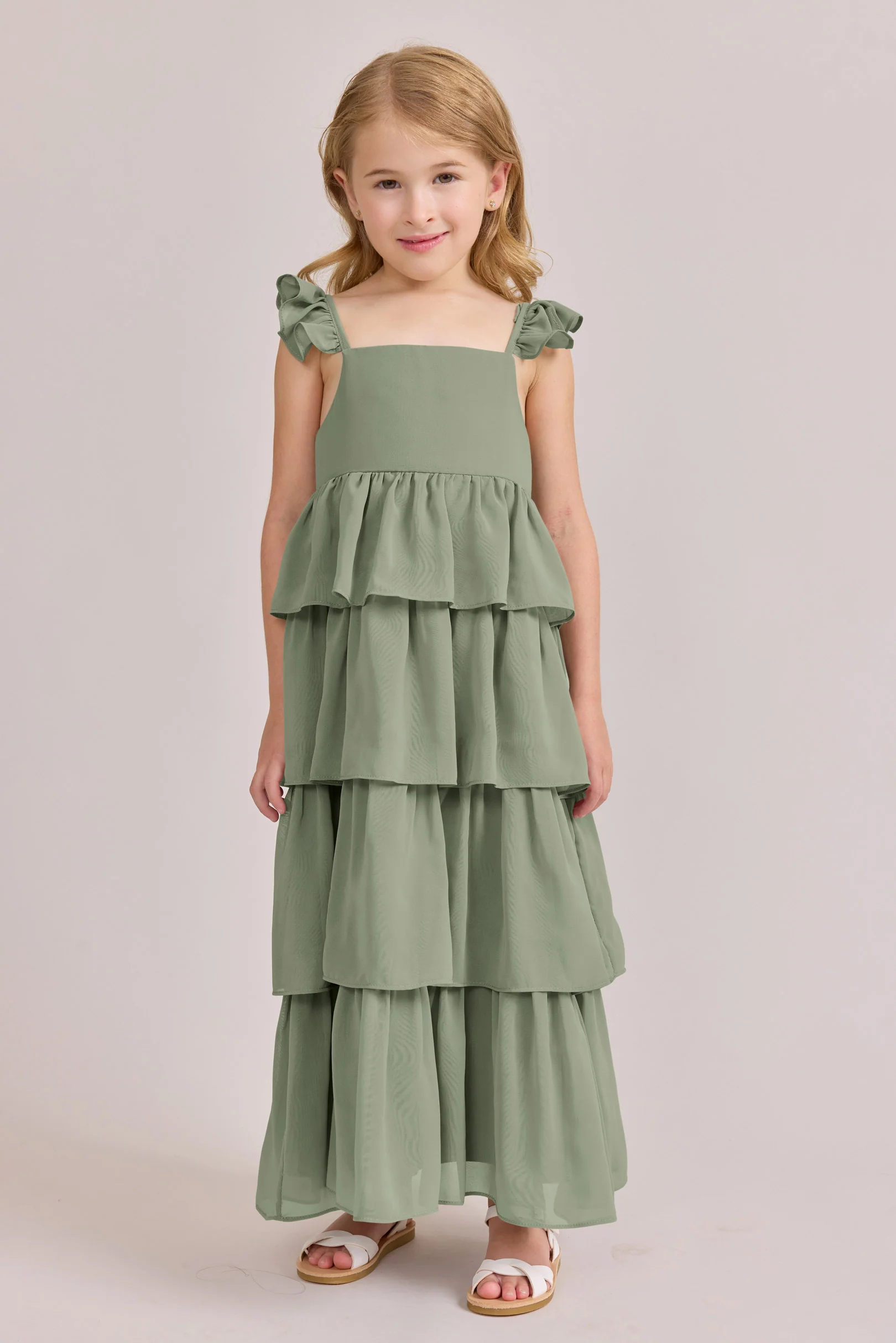 Kids Poppy Chiffon Dress | Made To Order - Image 32