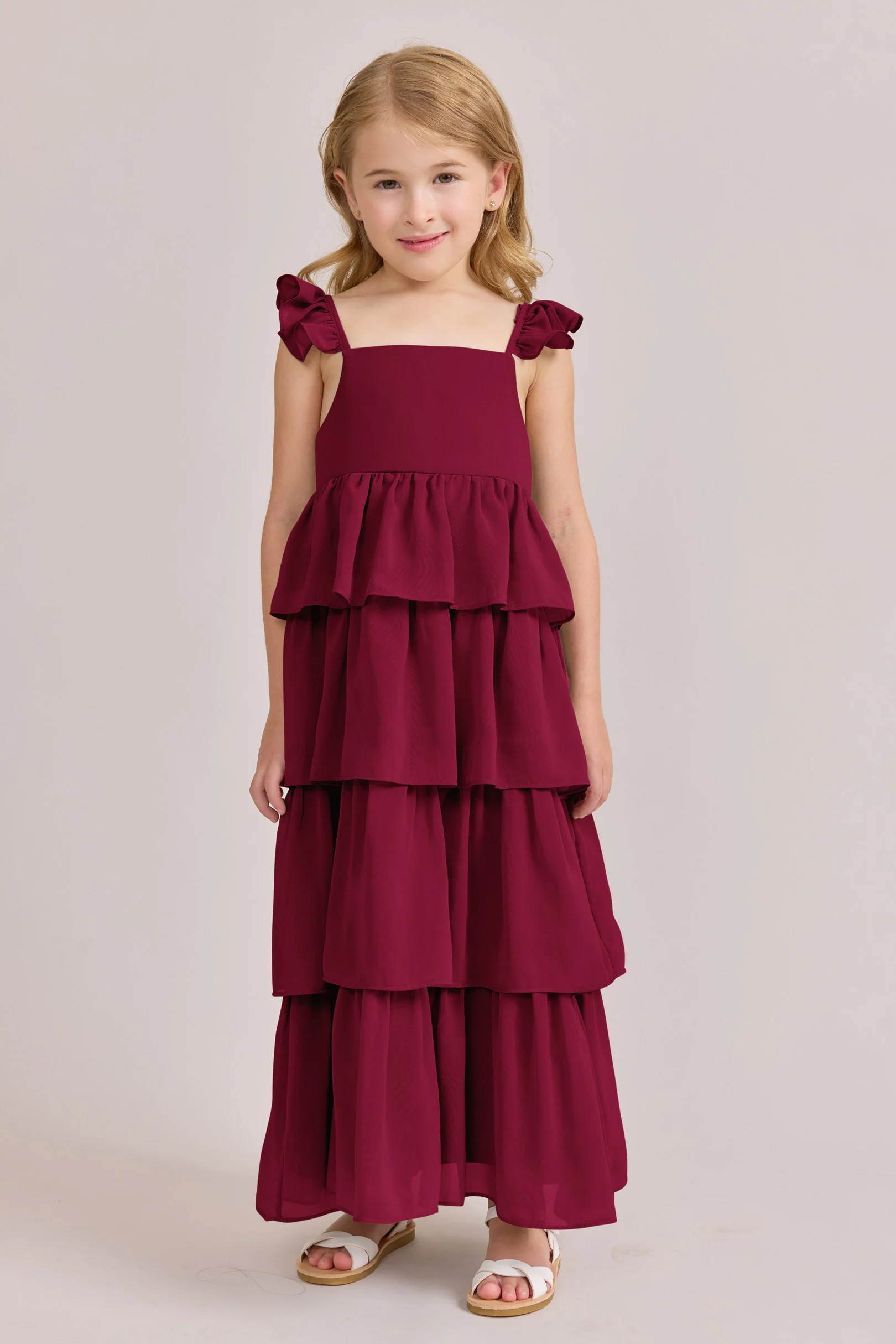 Kids Poppy Chiffon Dress | Made To Order - Image 34