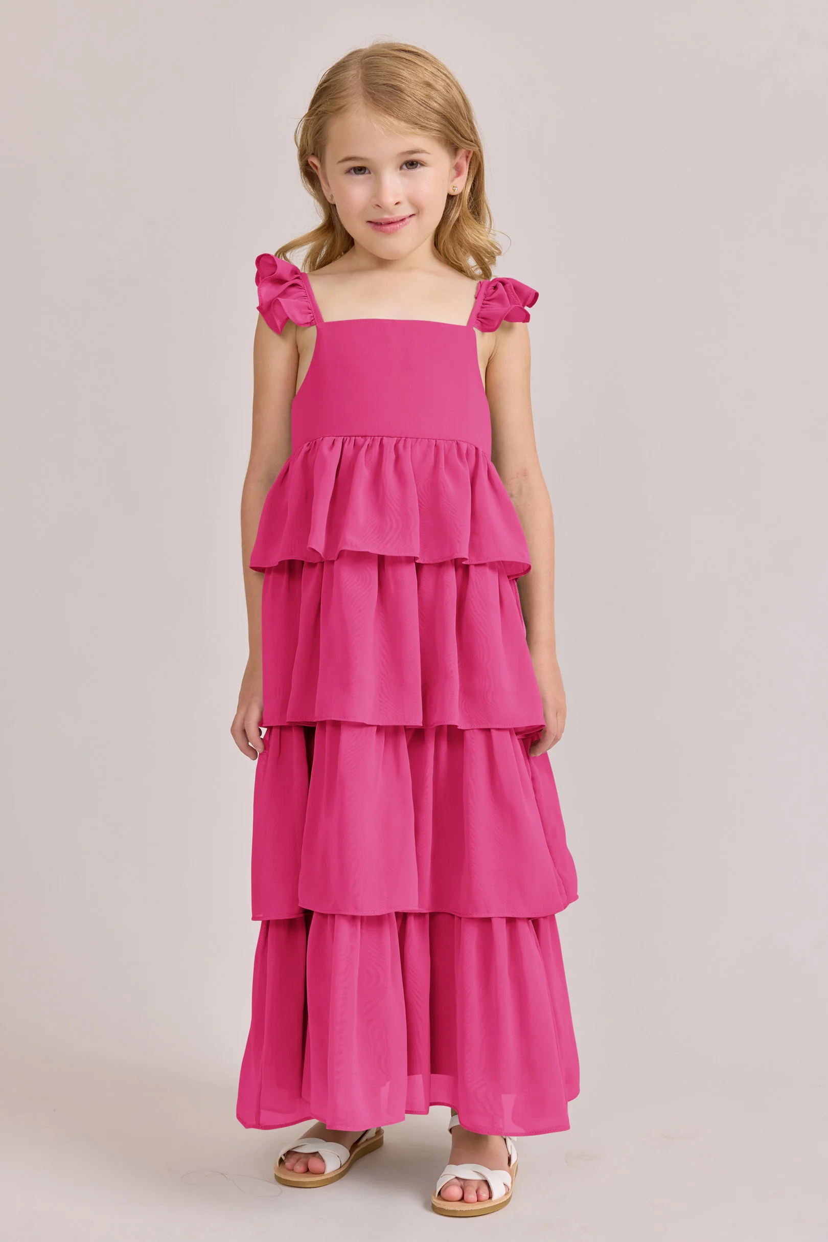 Kids Poppy Chiffon Dress | Made To Order - Image 36