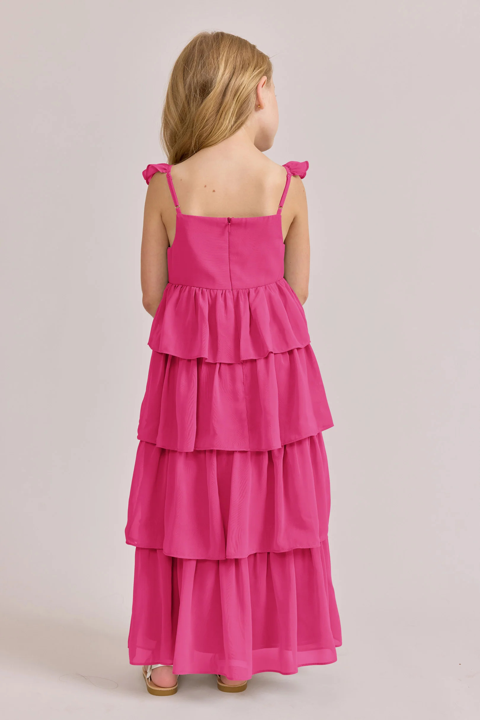 Kids Poppy Chiffon Dress | Made To Order - Image 37