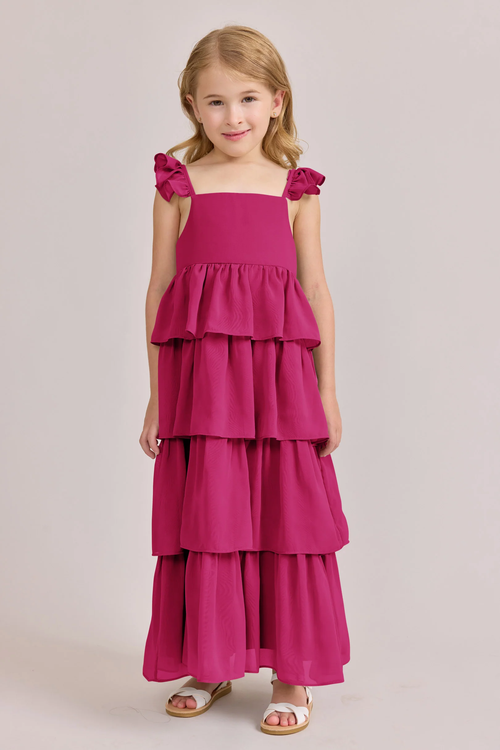 Kids Poppy Chiffon Dress | Made To Order - Image 46
