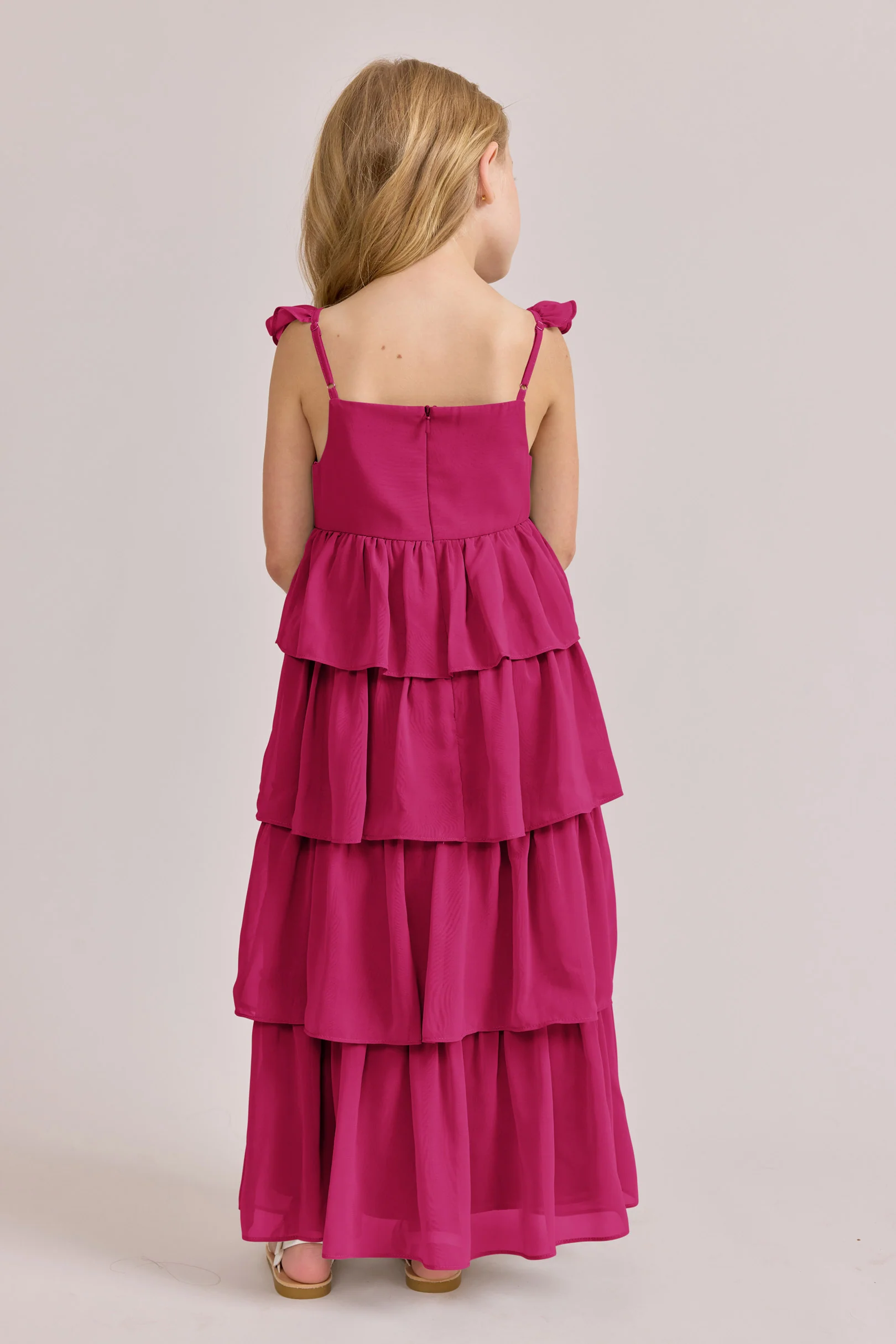 Kids Poppy Chiffon Dress | Made To Order - Image 47