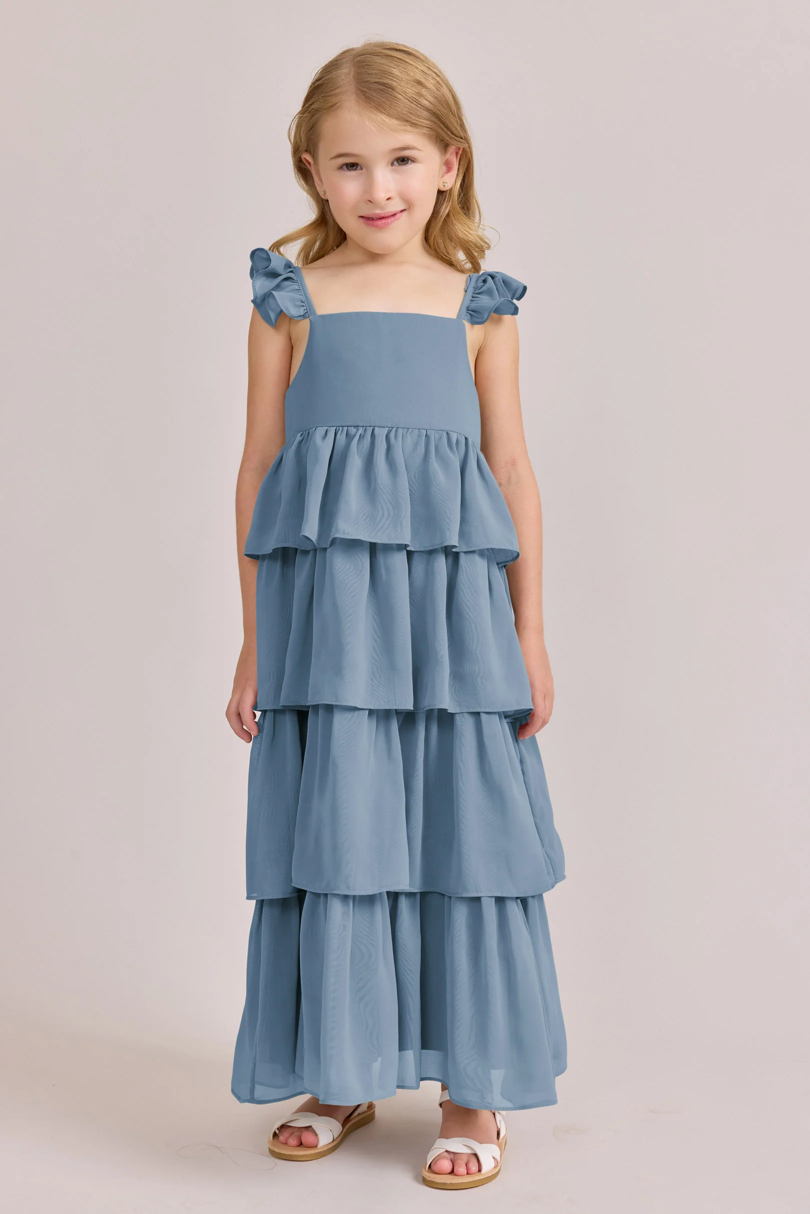 Kids Poppy Chiffon Dress | Made To Order - Image 48