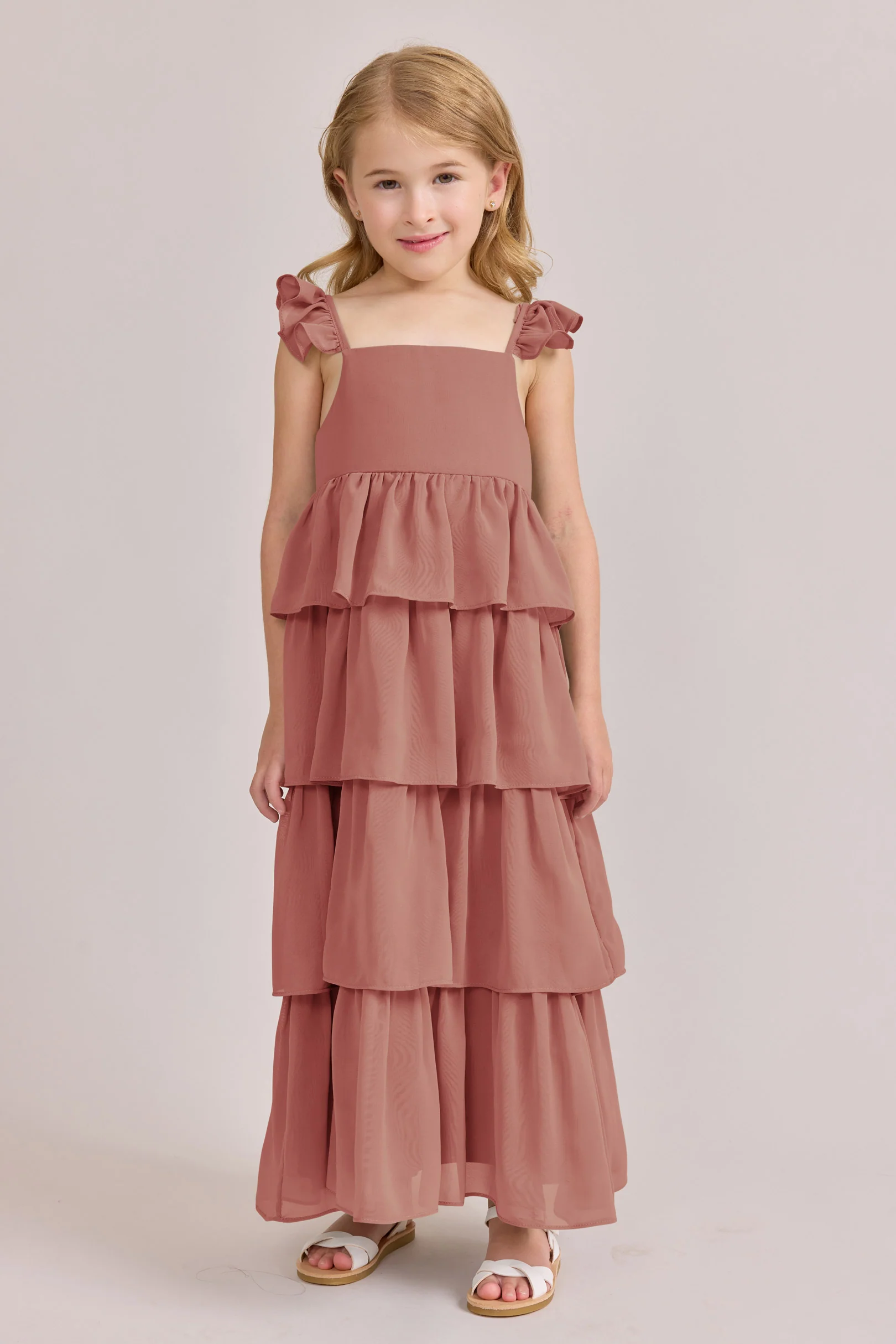 Kids Poppy Chiffon Dress | Made To Order - Image 58